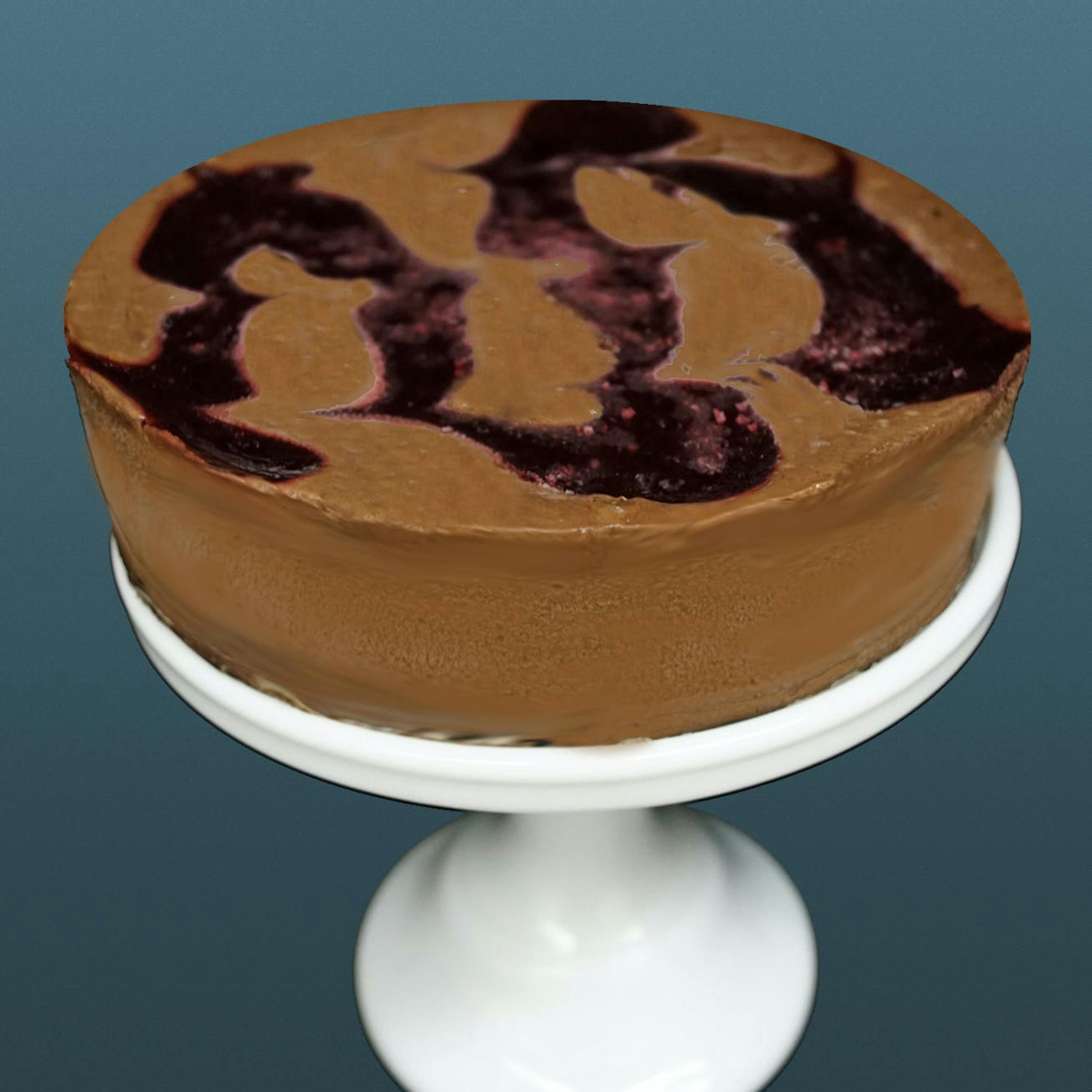 Raspberry Chocolate Cheesecake - 6" by The Nuns of New Skete