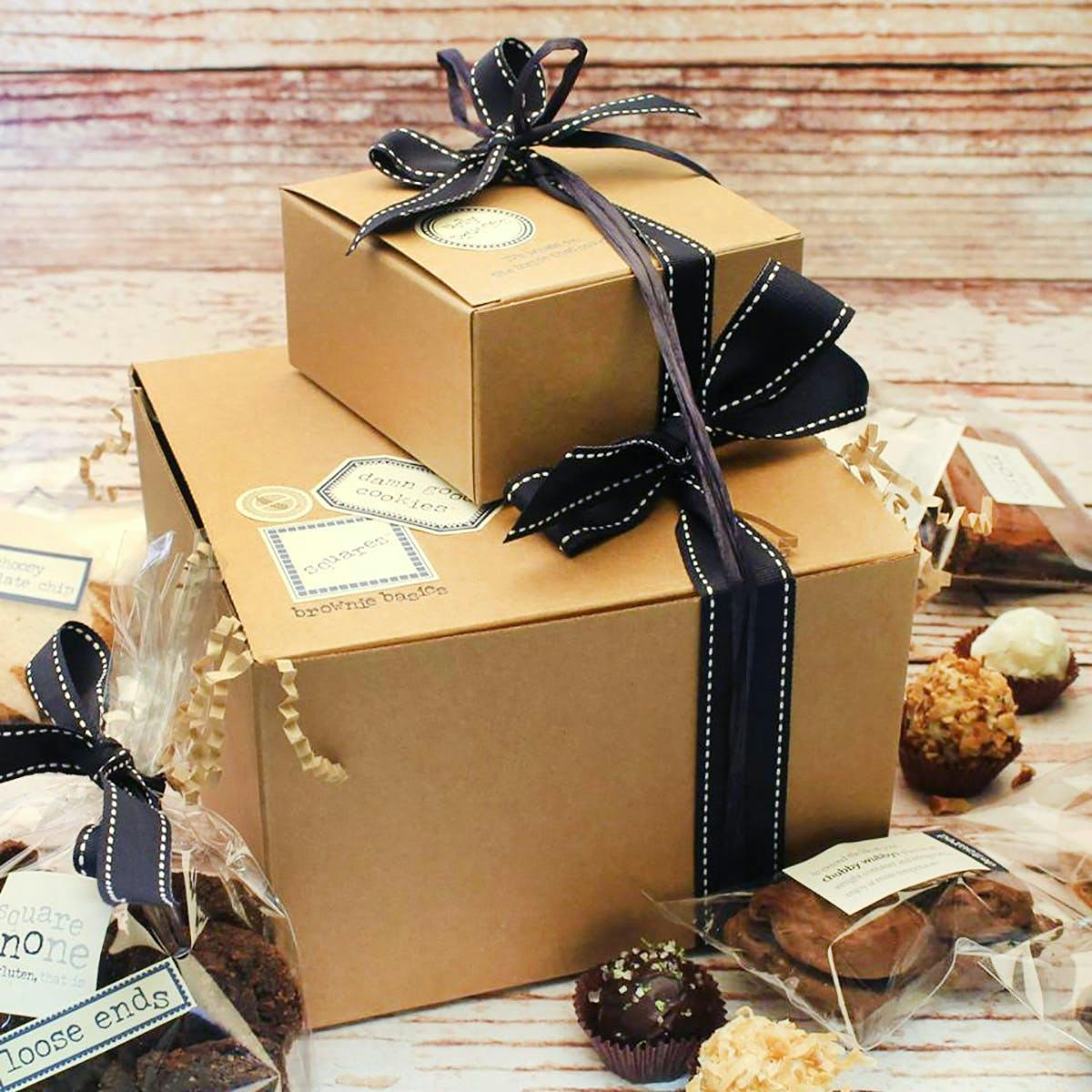 Assorted Treats Gift Box, I Love You Gift Girlfriend, Birthday