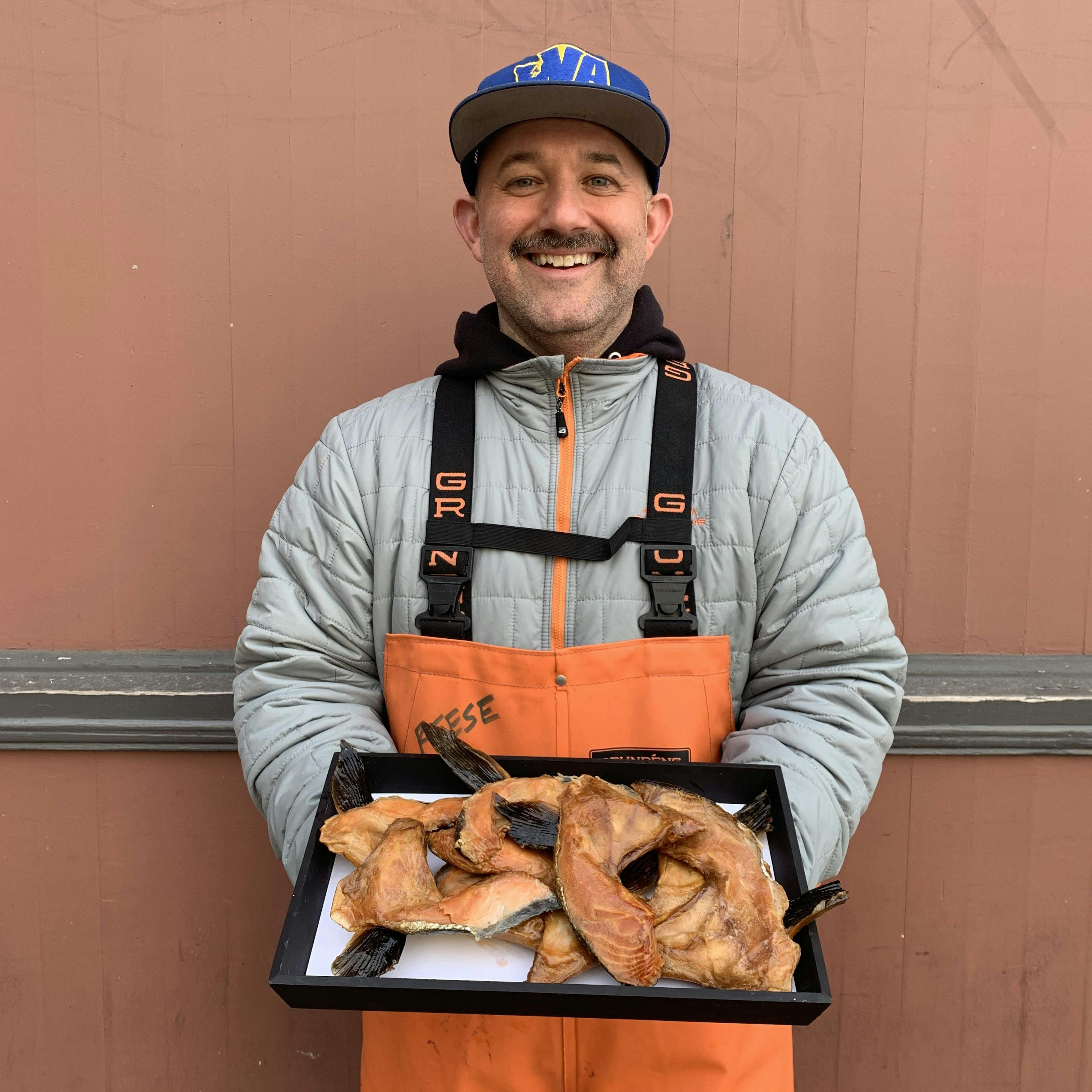 Smoked Collars - King Salmon, Wild, 3/4 lb by Pike Place Fish Market