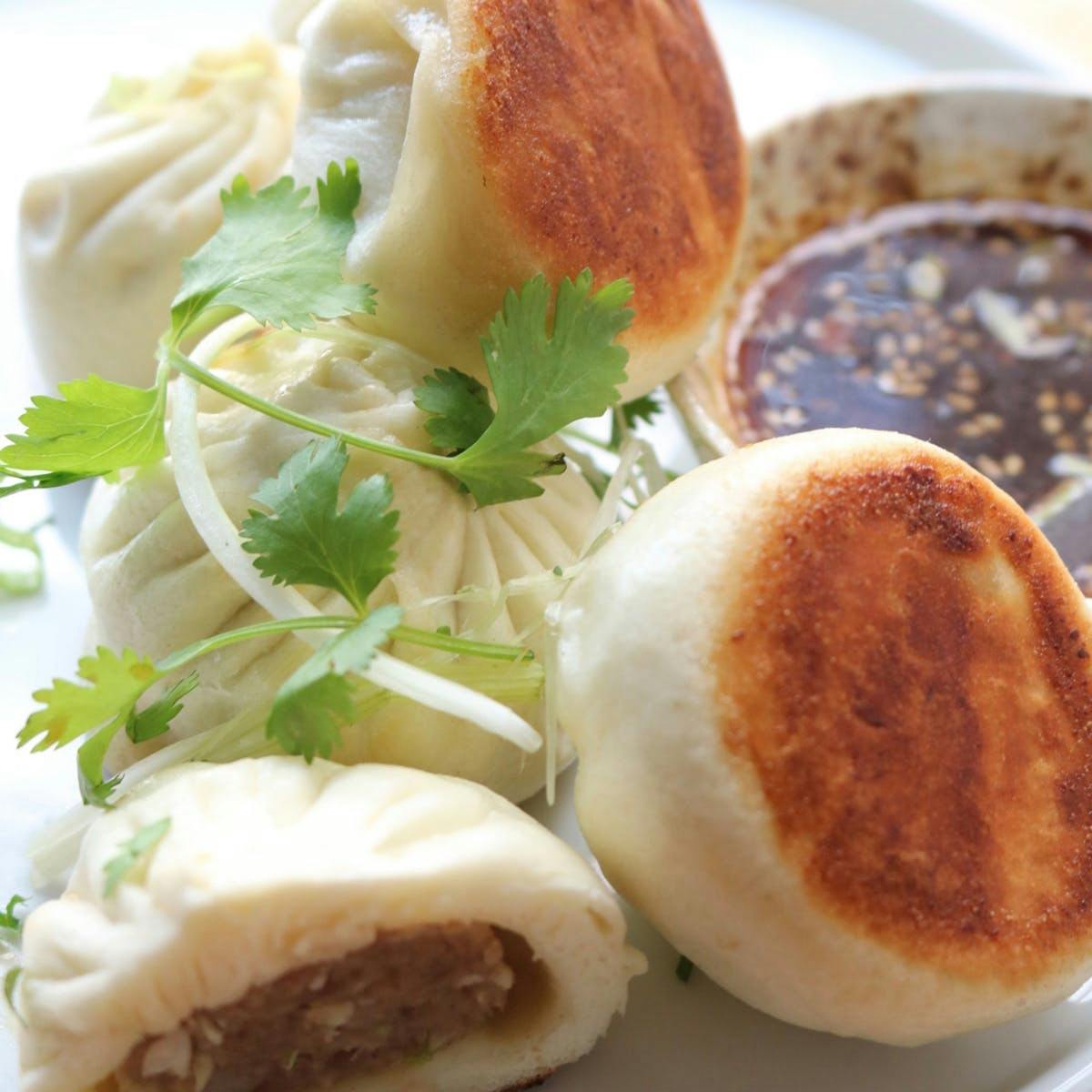 Pan Fried Pork Buns by Dumpling Monster