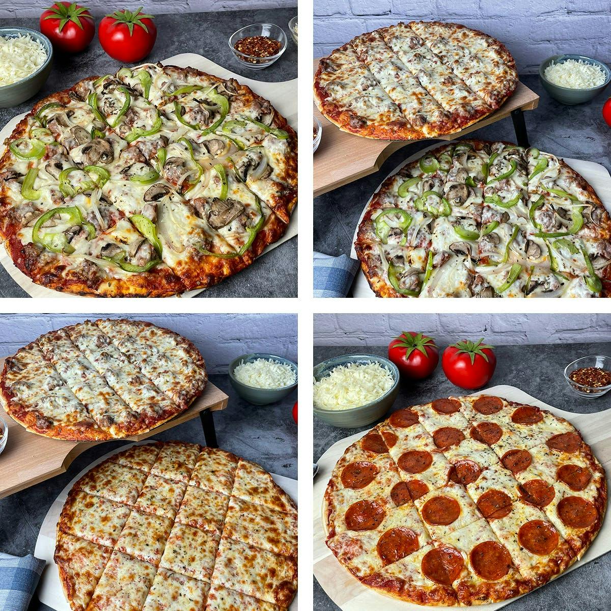 Thin Crust Pizza - Choose Your Own 6 Pack by Bill's Pizza & Pub