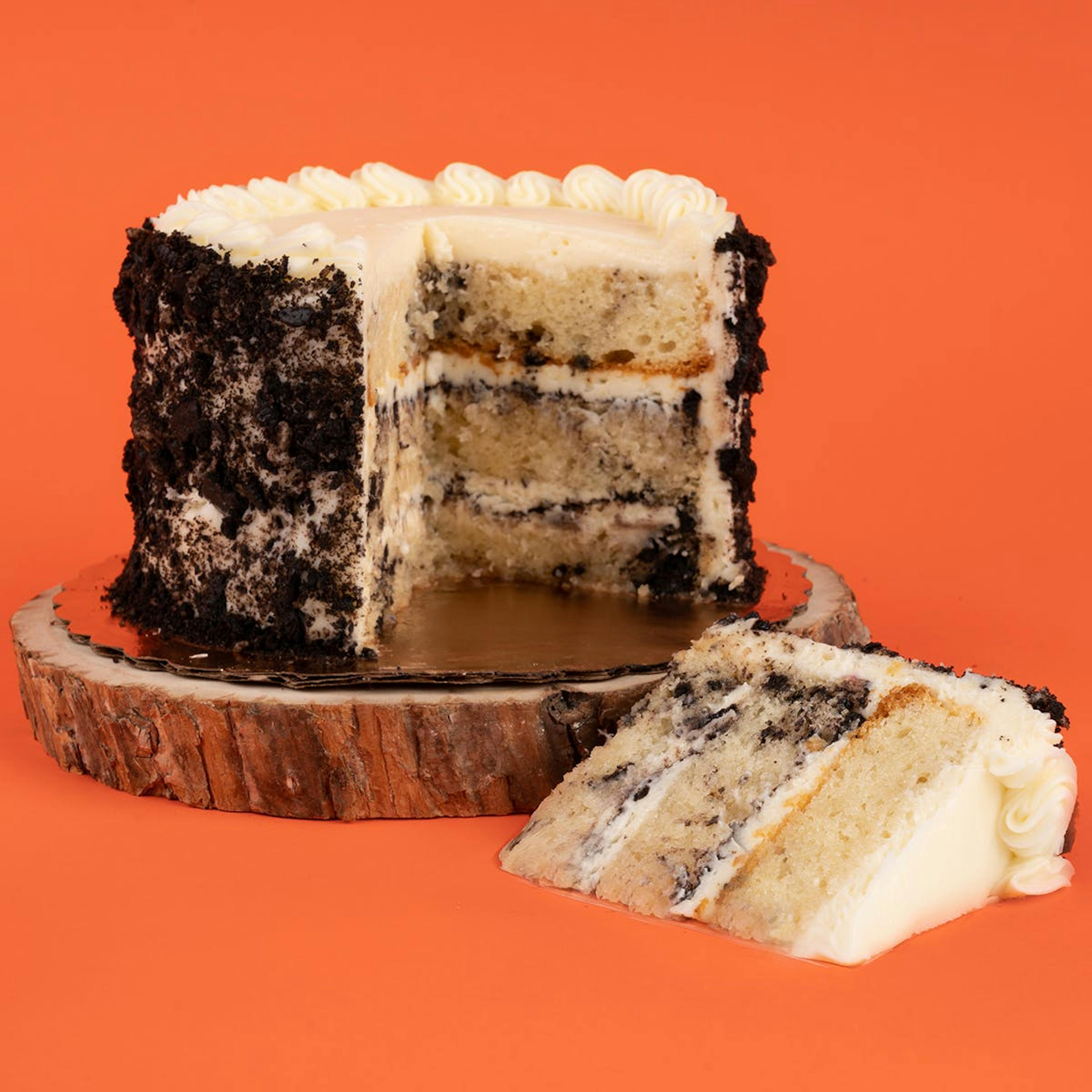 Vanilla Cookies and Cream Cake - 8" by Rustika Cafe and Bakery