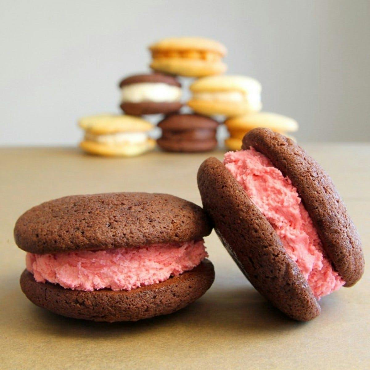 Dark Strawberry Whoopies Dozen by Cape Whoopies