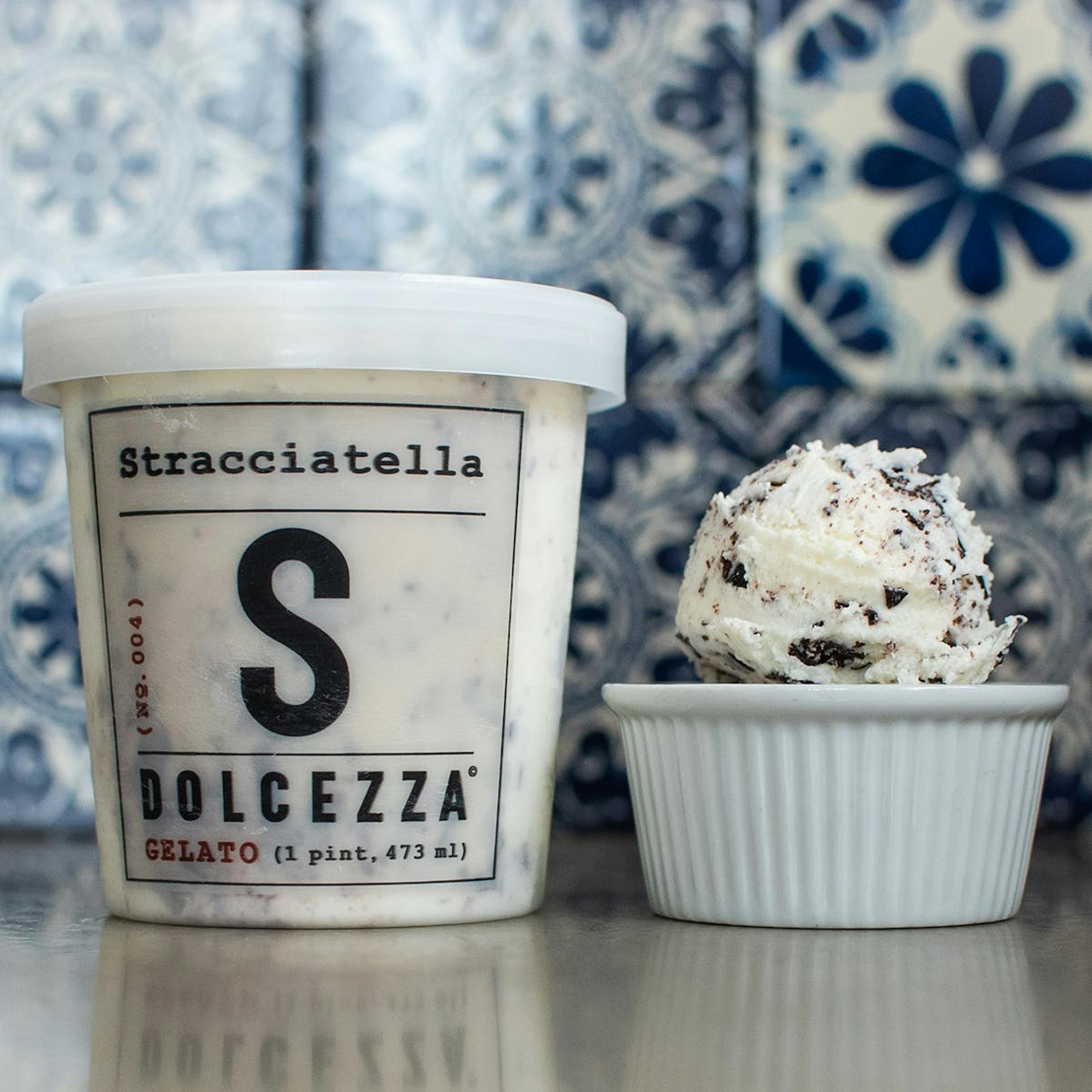 Stracciatella Gelato - 4 Pints by Dolcezza Gelato