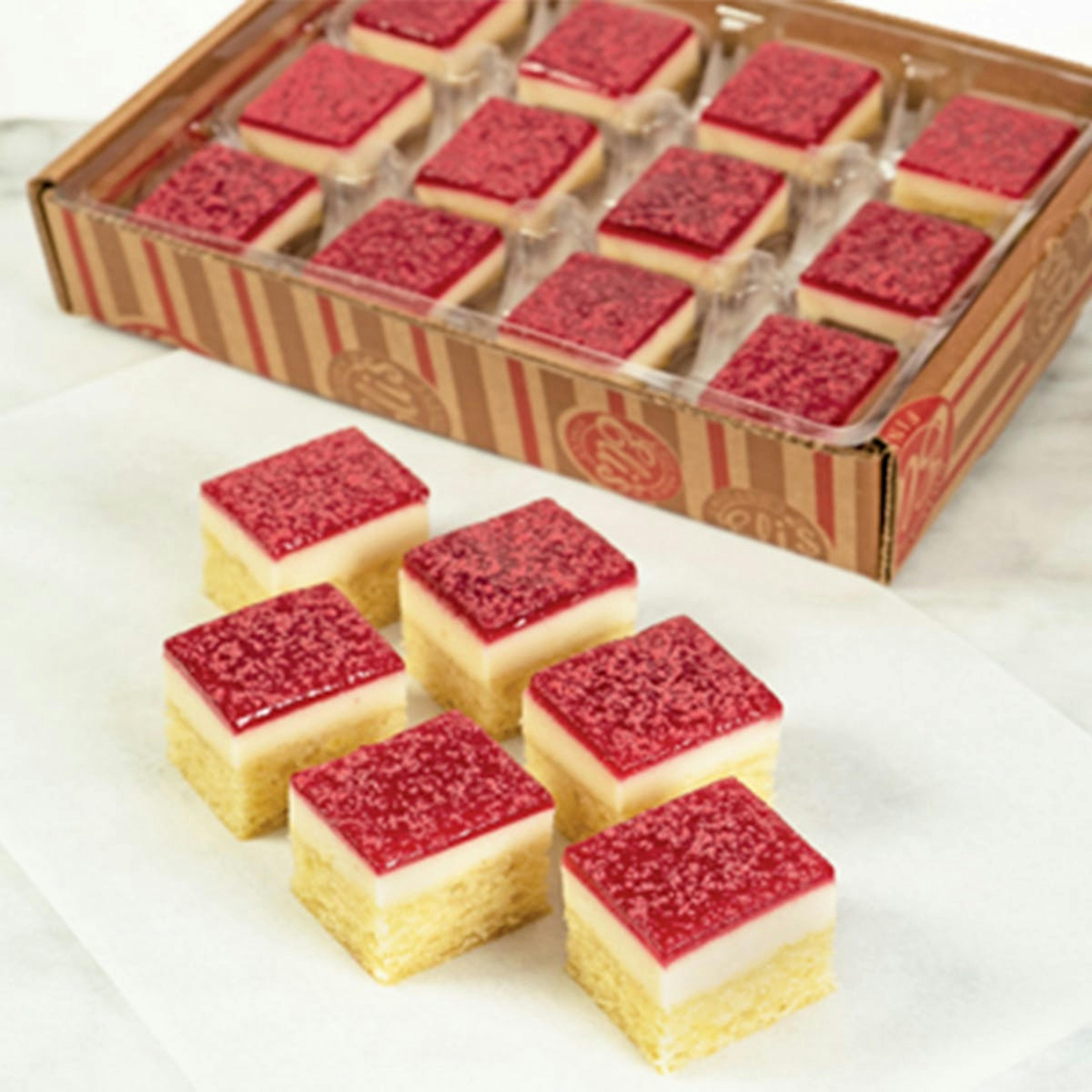 Vegan Lemon Raspberry Cheesecake Cuties by Eli's Cheesecake Company