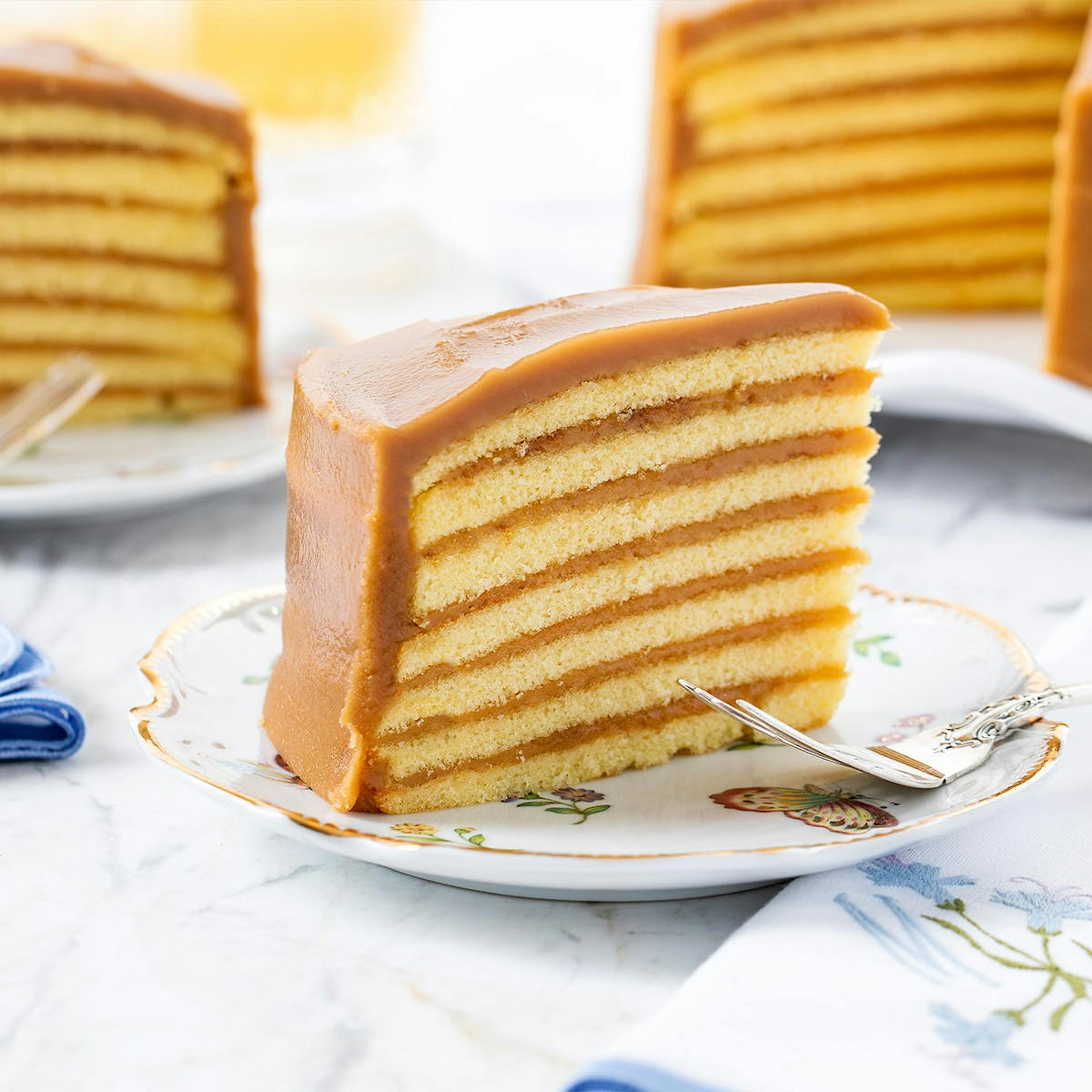7-Layer Caramel Cake by Caroline's Cakes