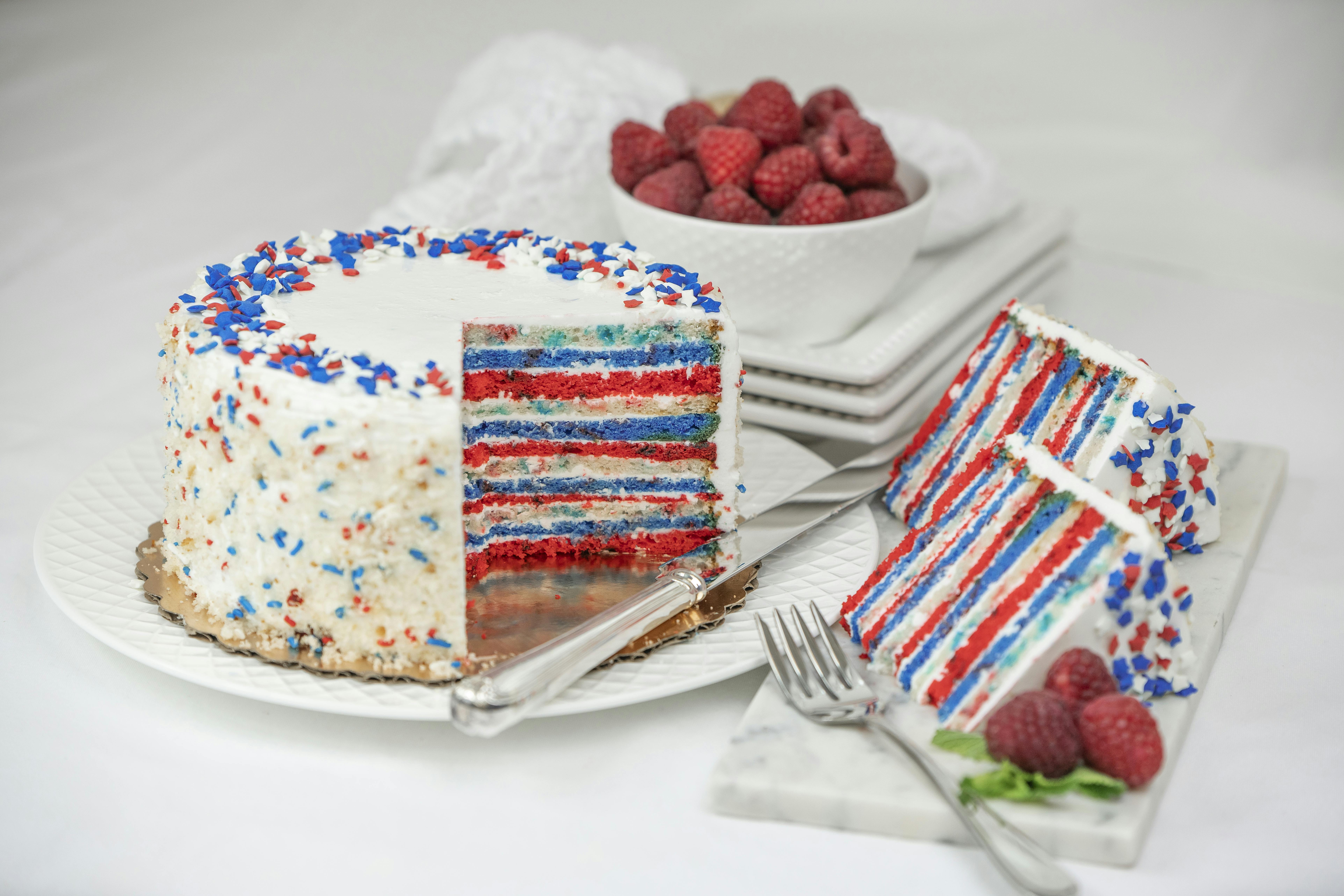 Star Spangled Smith Island Cake by Chesapeake Bay Gourmet