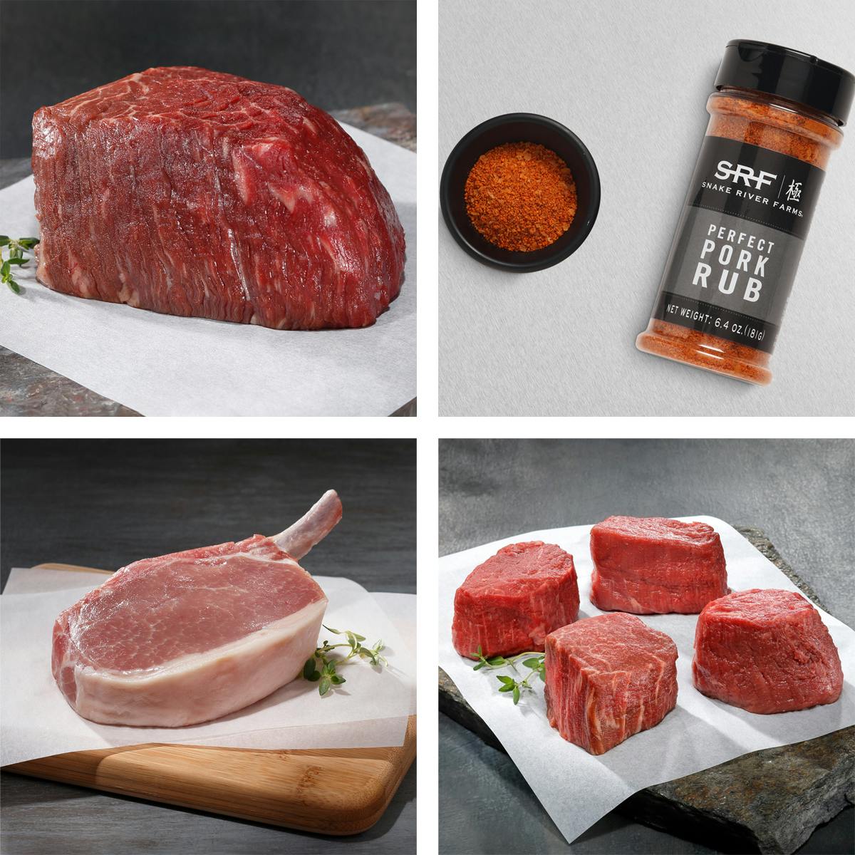 Steaks + Chops Combo for 8 by Snake River Farms