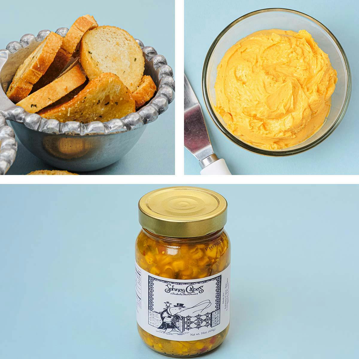 Cheddar Cheese Spread Appetizer Kit by Johnny Cace's