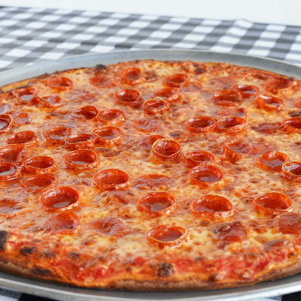 Hot Honey Pepperoni Crunchy Thin Pizza - 4 Pack by Calabria Pizzeria - Alternate image 1