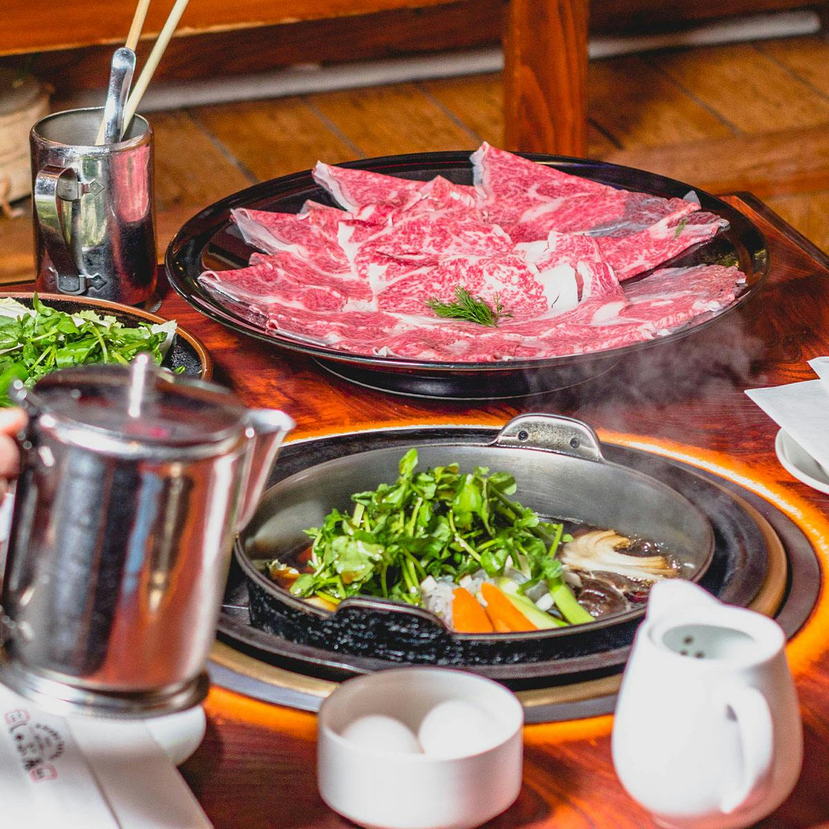 A5 Wagyu Sukiyaki Kit for 2 by Shabu Tatsu