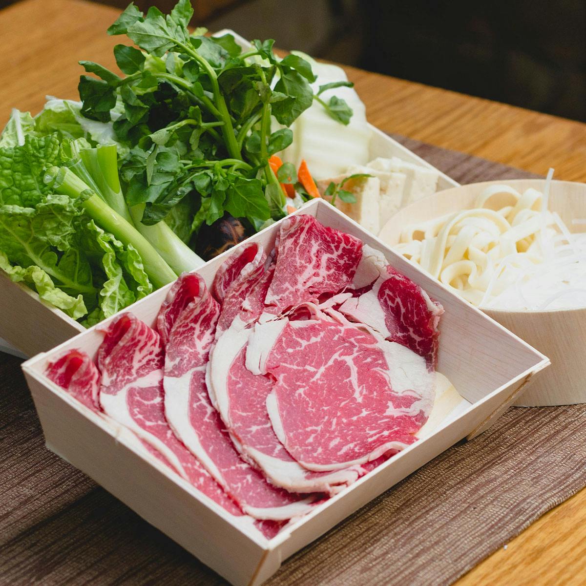 A5 Wagyu Sukiyaki Kit for 2 by Shabu Tatsu - Alternate image 1