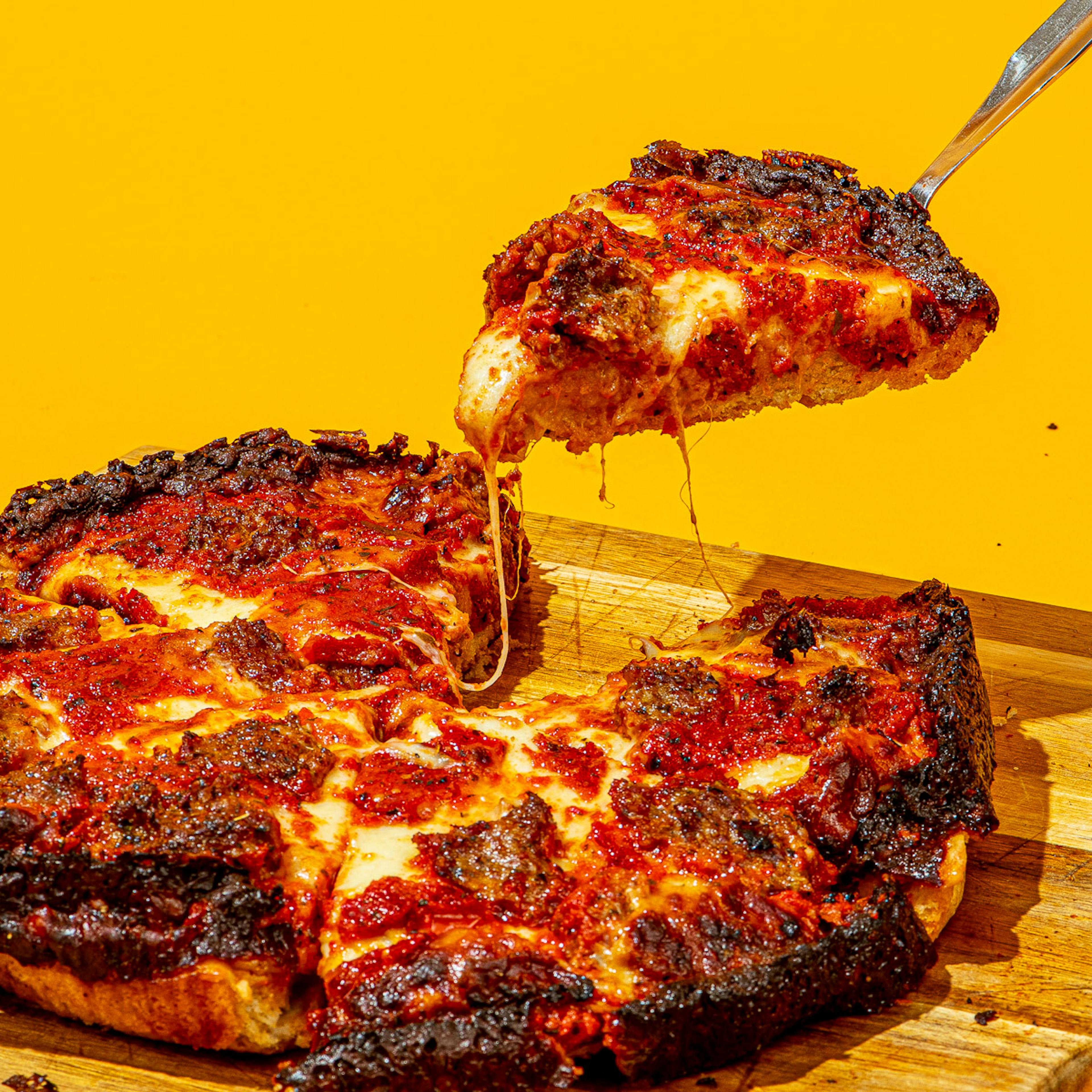 Pan-Style Deep Dish Sausage Pizza - 4 Pack by Pequod's Pizza - Alternate image 7