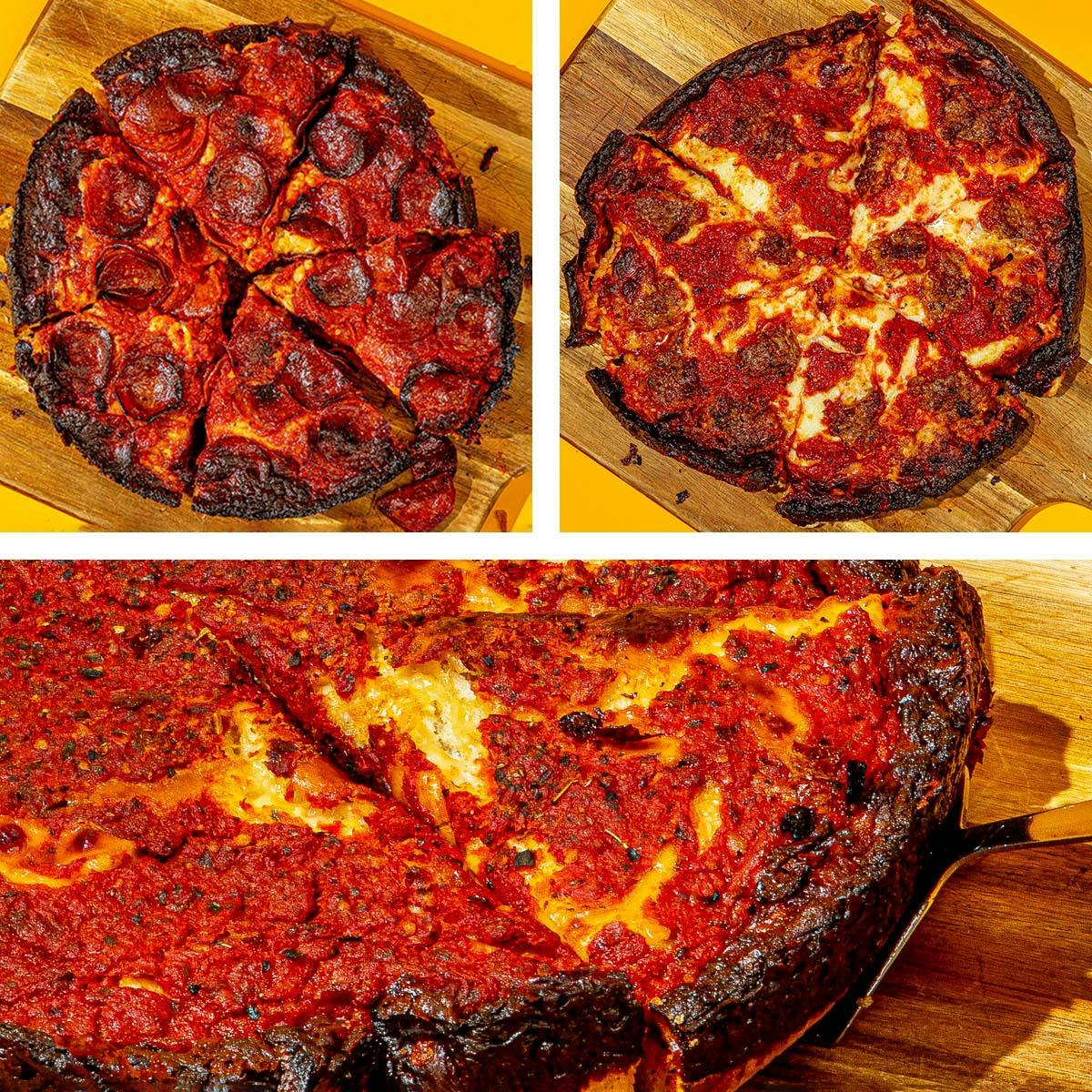 Cast Iron Deep Dish Pizza - Suzie The Foodie