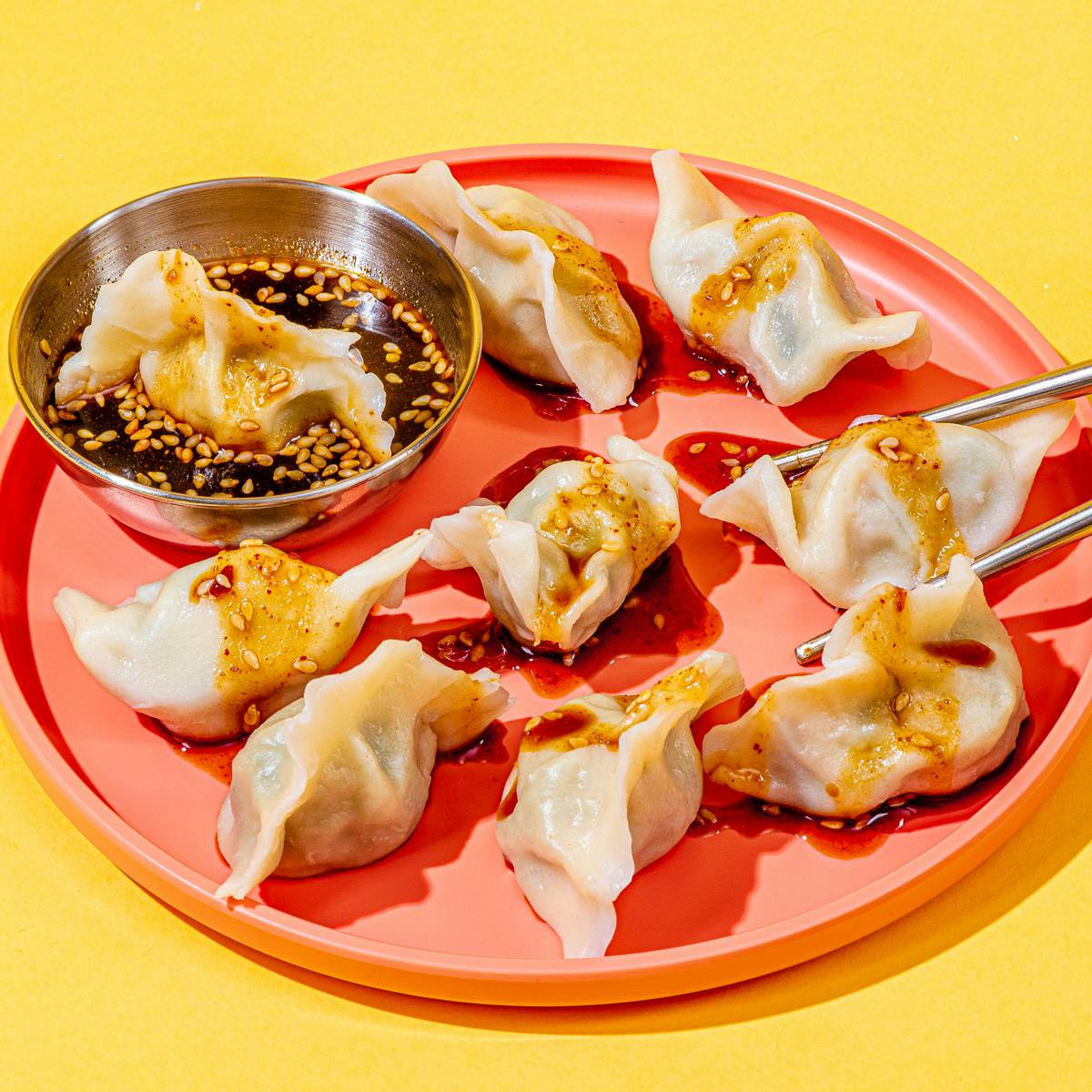 Chicken and Chive Dumplings - 25 Pack by Dumpling Monster - Alternate image 4