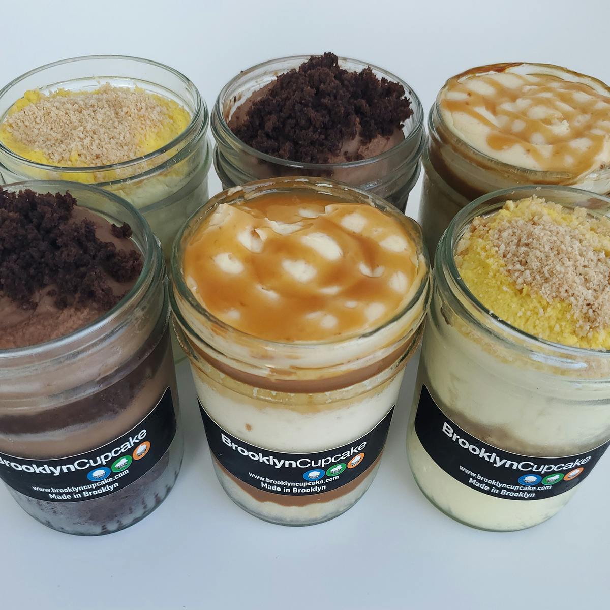 Pudding Jars Best Sellers - 6 Pack by Brooklyn Cupcake