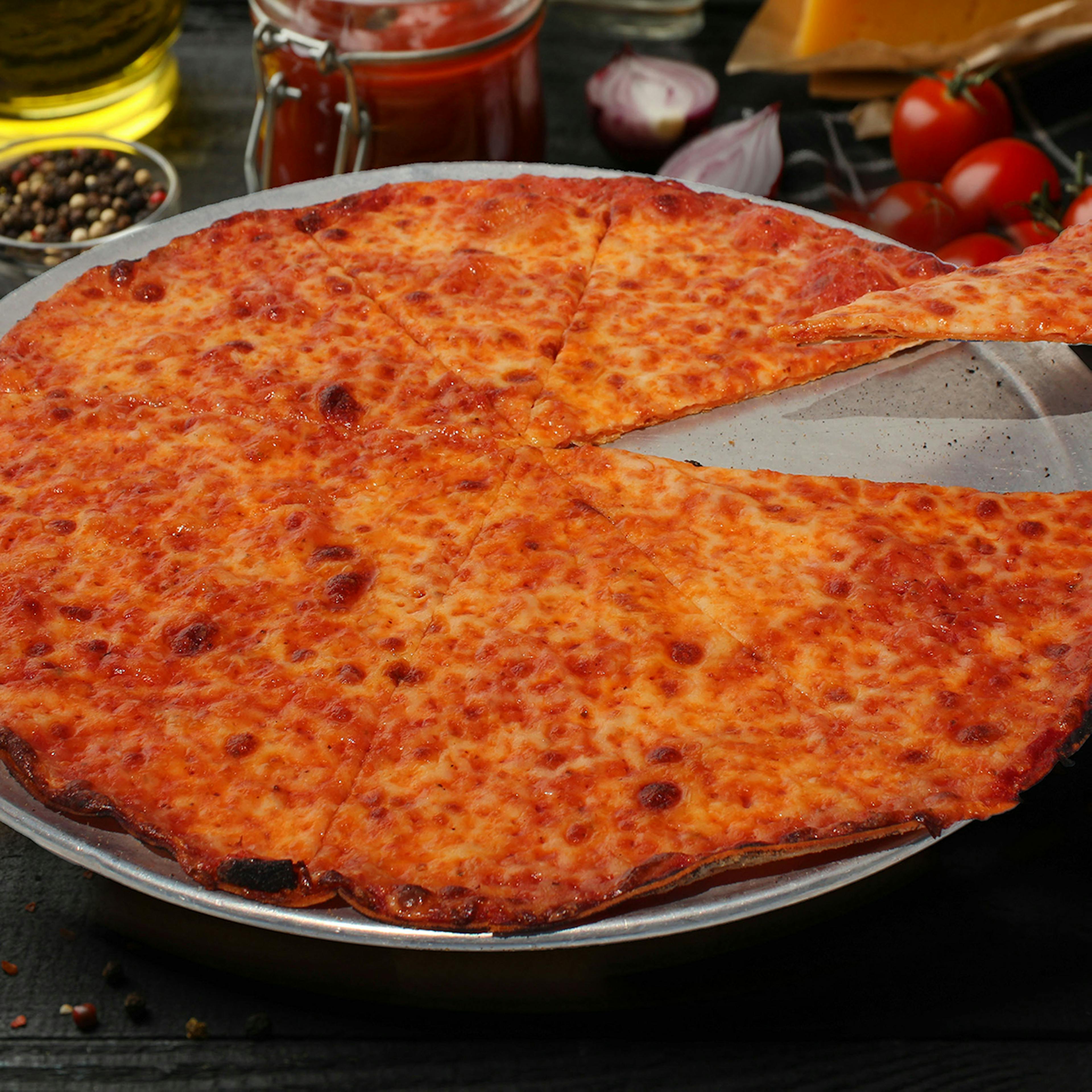 Plain Thin Crust Pizza - 4 Pack by The Columbia Inn - Alternate image 1