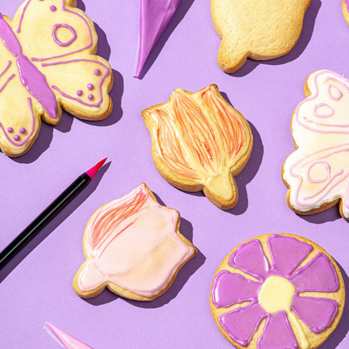 Flower Power Cookie Decorating Kit by Mini Melanie