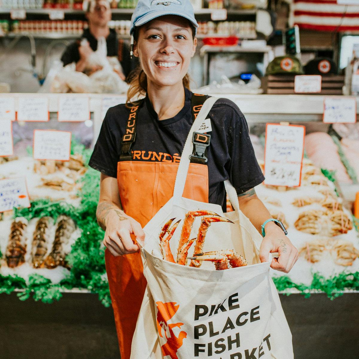Pike Place Fish Canvas Bag by Pike Place Fish Market - Alternate image 1