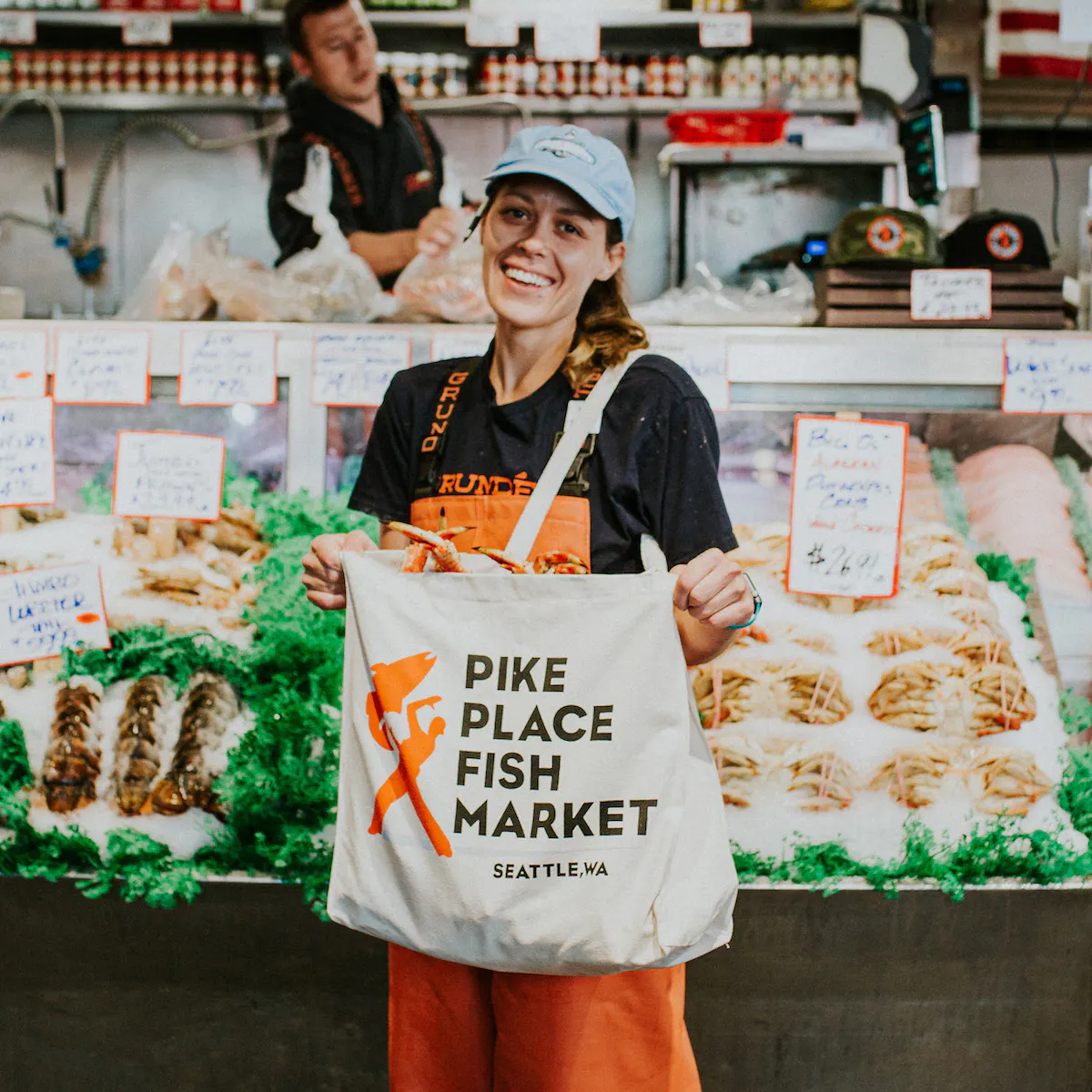 Pike Place Fish Canvas Bag by Pike Place Fish Market Goldbelly