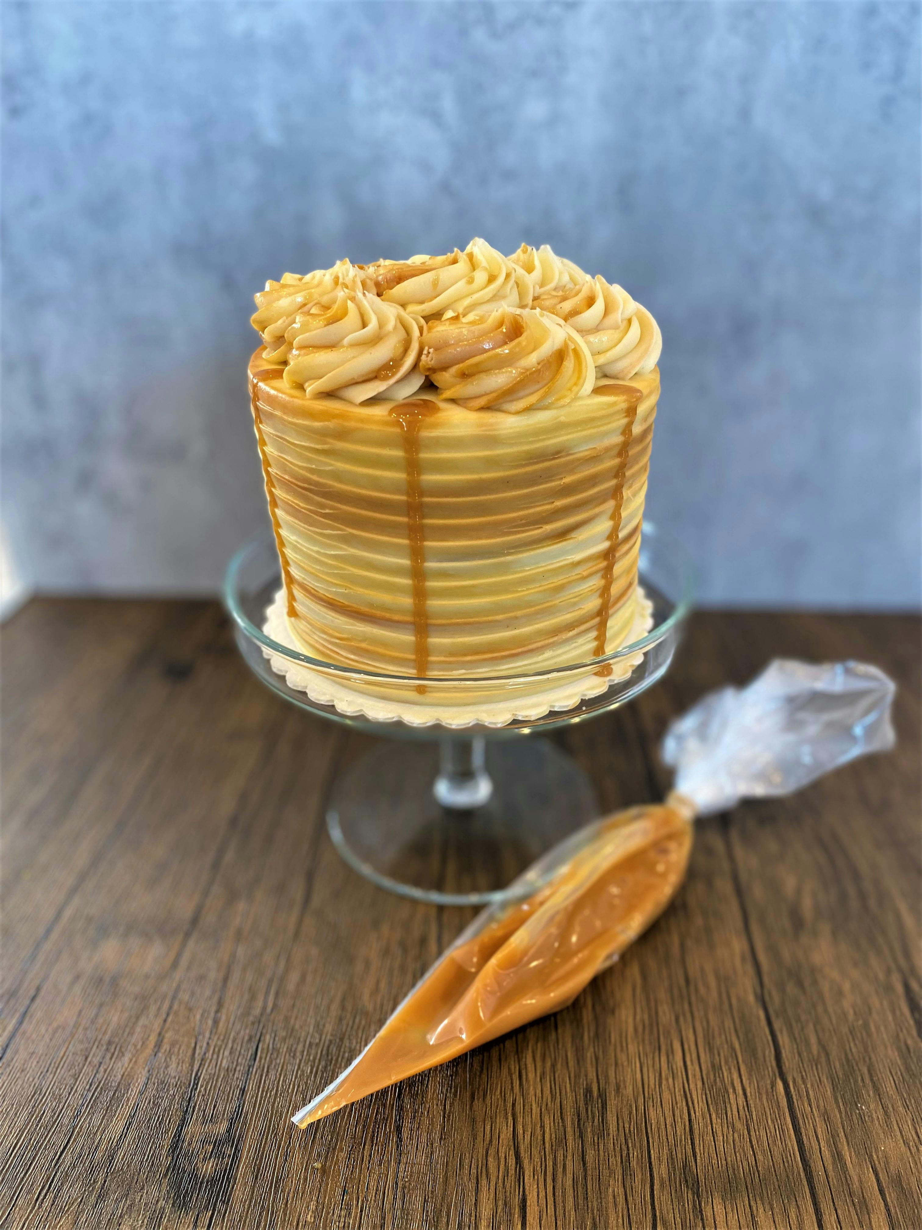 Buttercream Salted Caramel Cake by Nadia Cakes Goldbelly