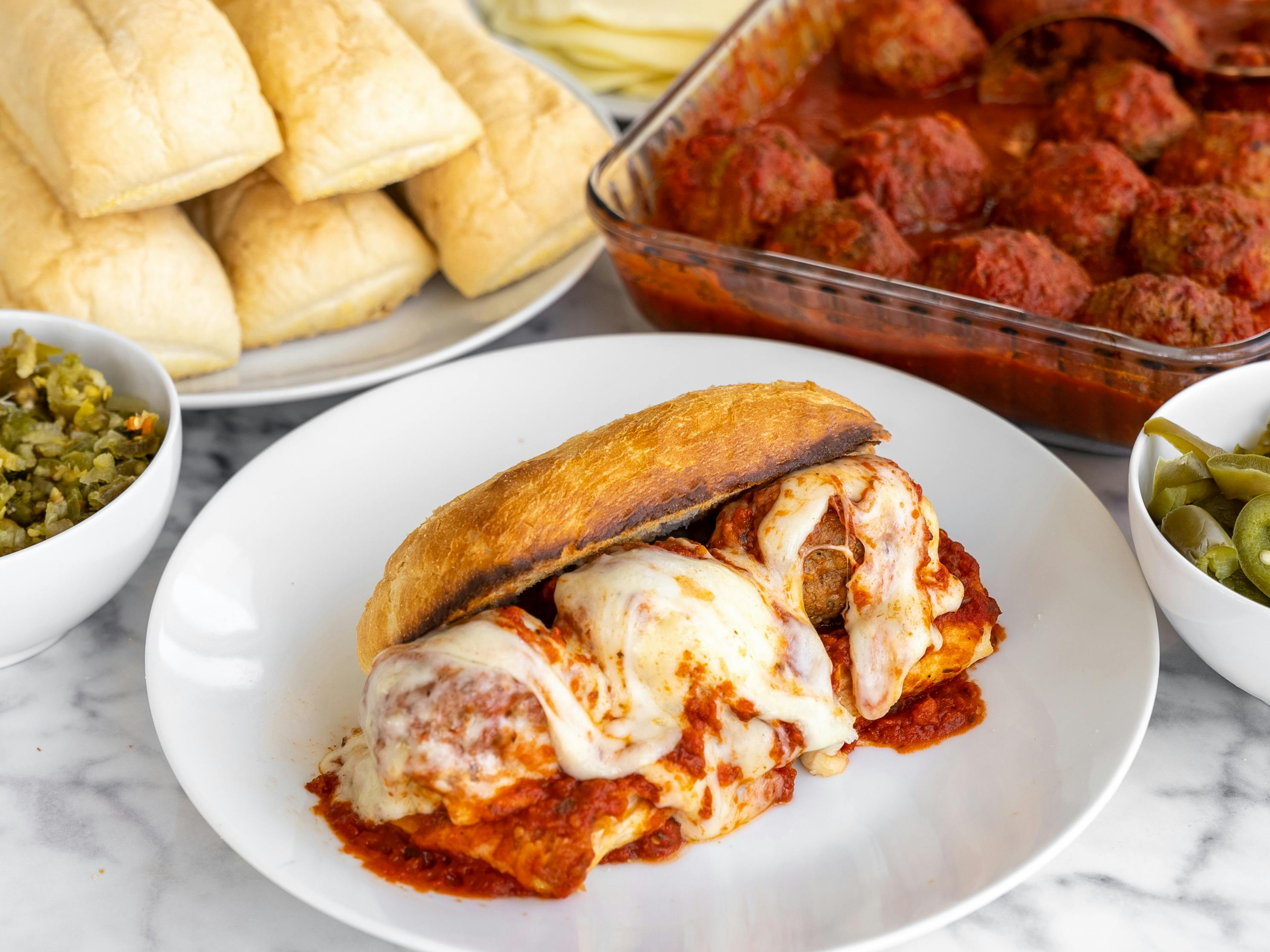 Meatball Sandwich Kit - 6 Pack by Bartolini’s - Alternate image 2