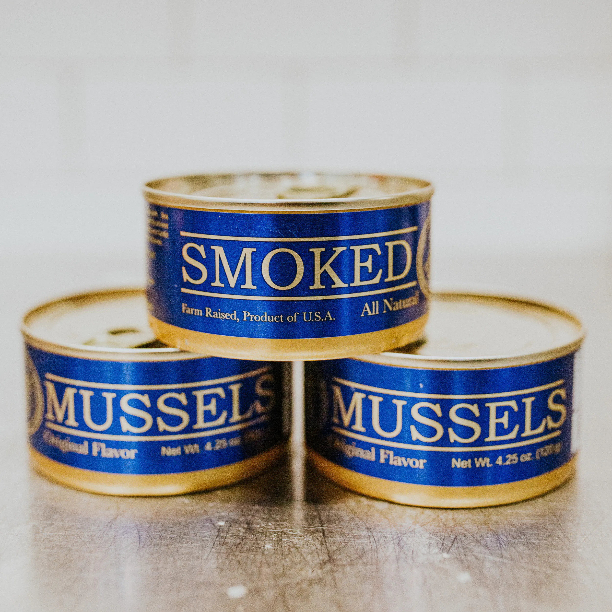 Smoked Mussels – Canned, USA, 4.25 oz by Pike Place Fish Market