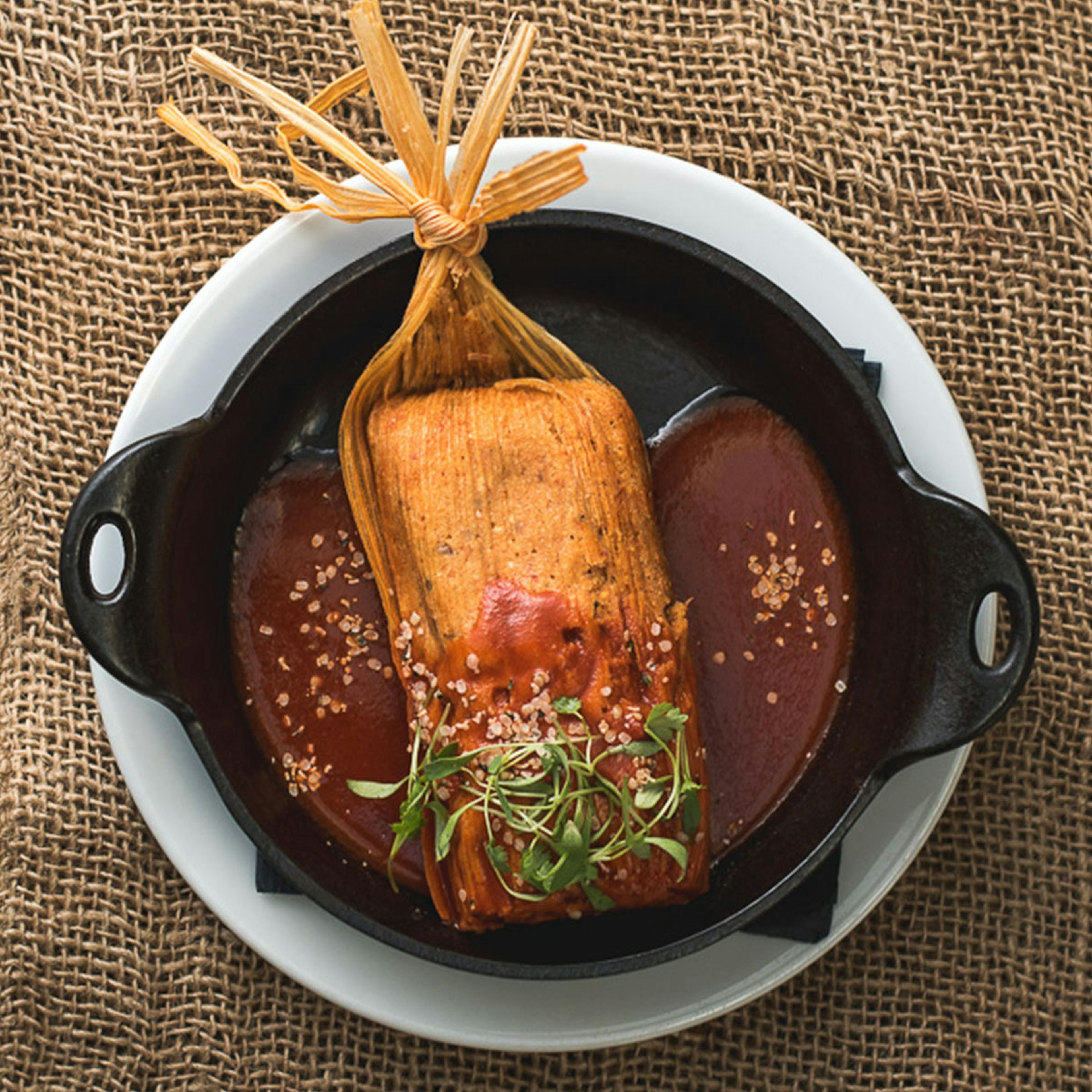 Red Chile Beef Tamales by El Charro Café