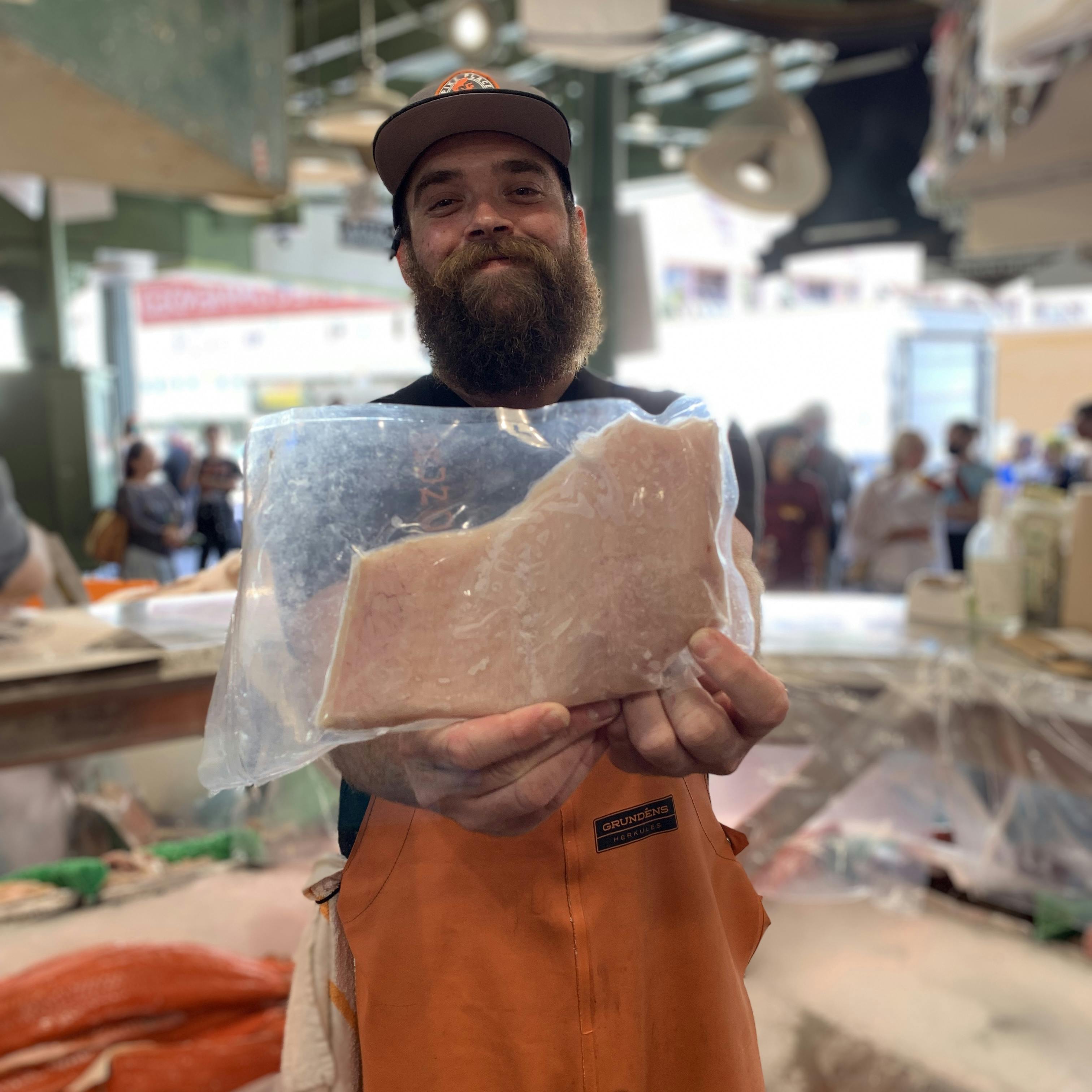 White Copper River King Salmon - Fillet, Vacuum Pack, 1 lb by Pike Place Fish Market