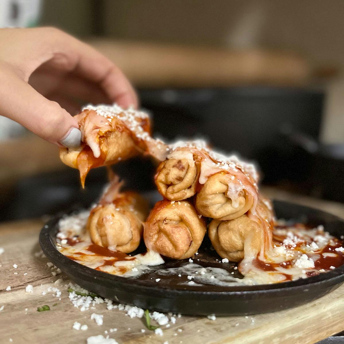 Red Chile Beef Mini Chimichangas - 36 Pack by El Charro Café - Alternate image 6