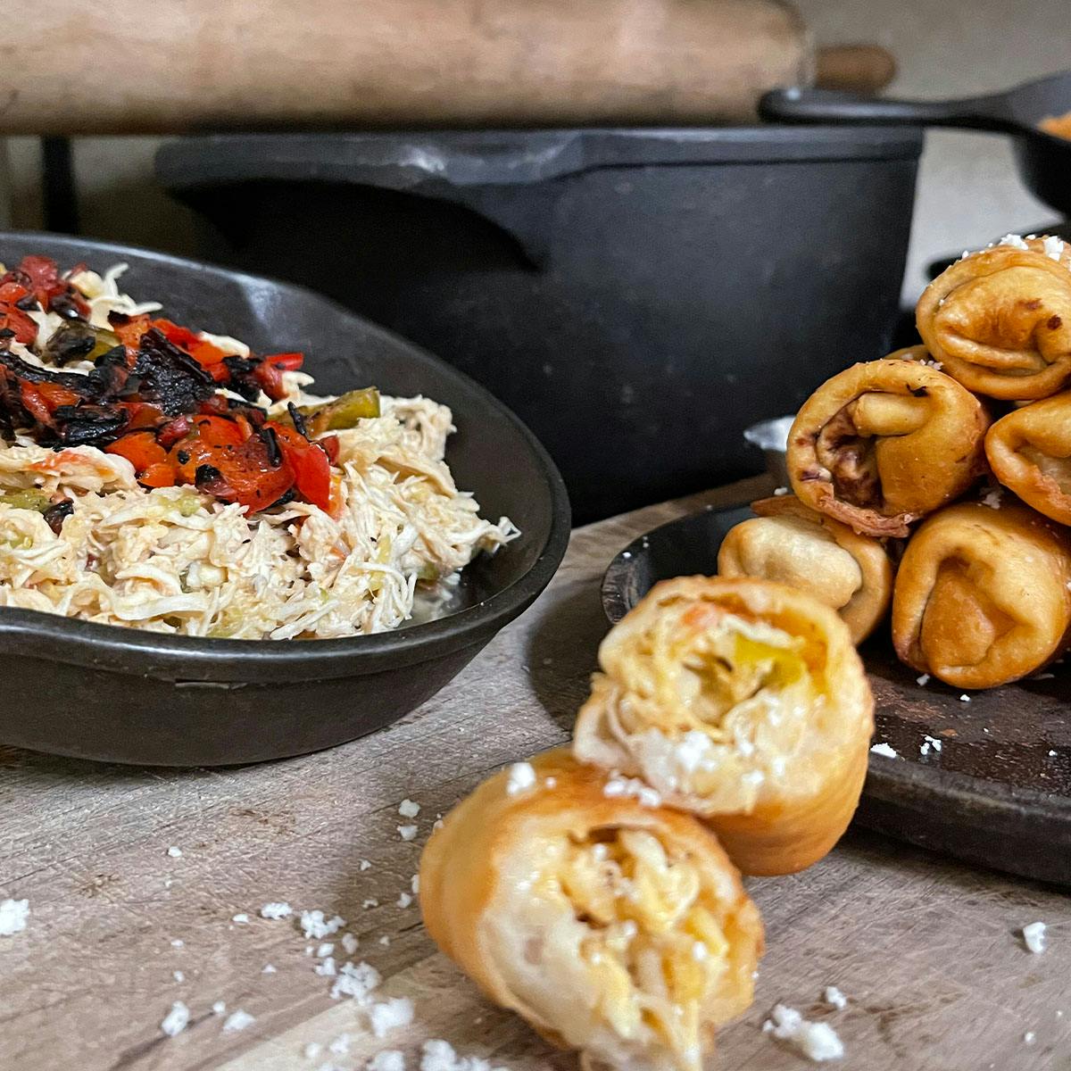 Chicken Chile Verde Mini Chimichangas - 36 Pack by El Charro Café - Alternate image 4