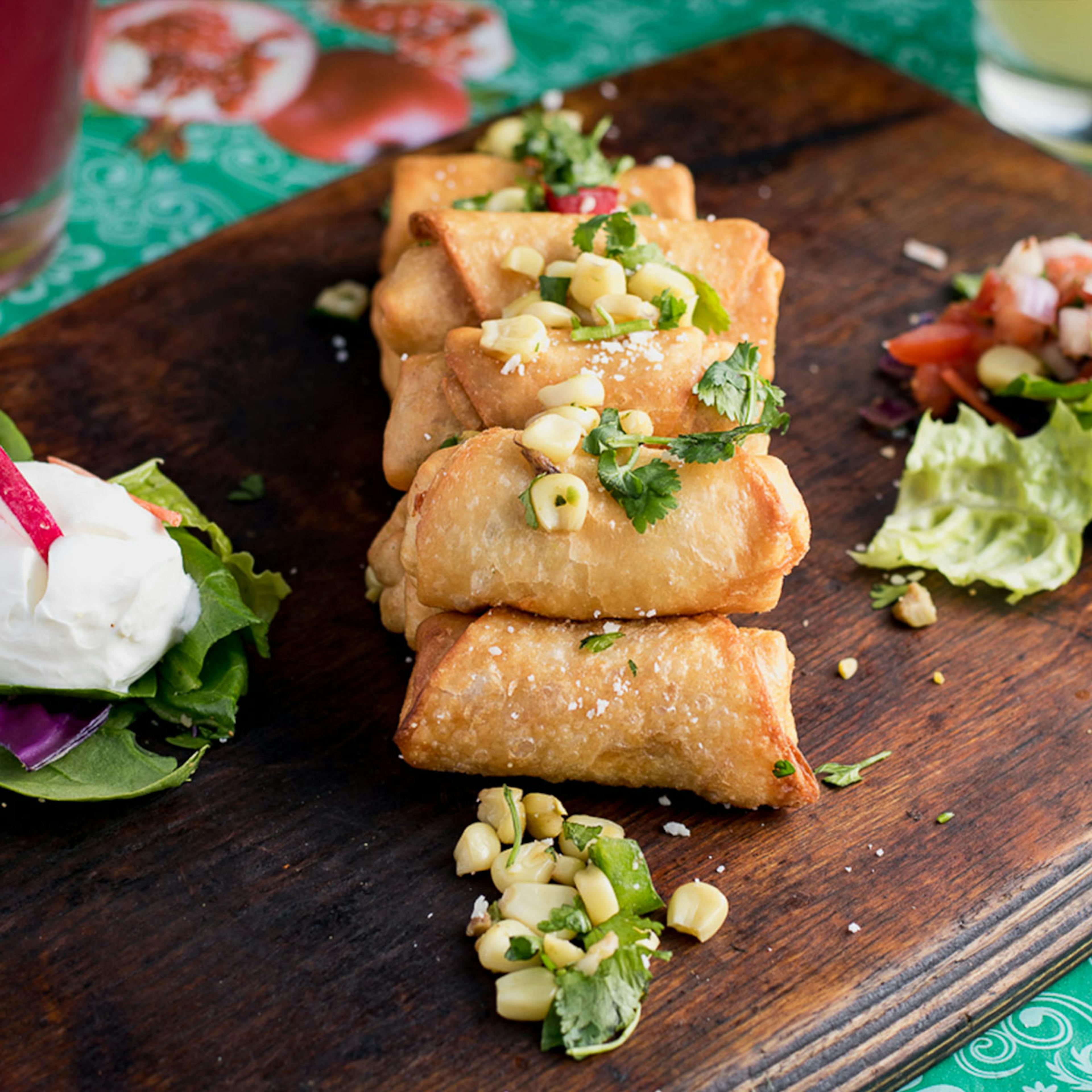 Green Chile Cheese Mini Chimichangas - 36 Pack by El Charro Café - Alternate image 1