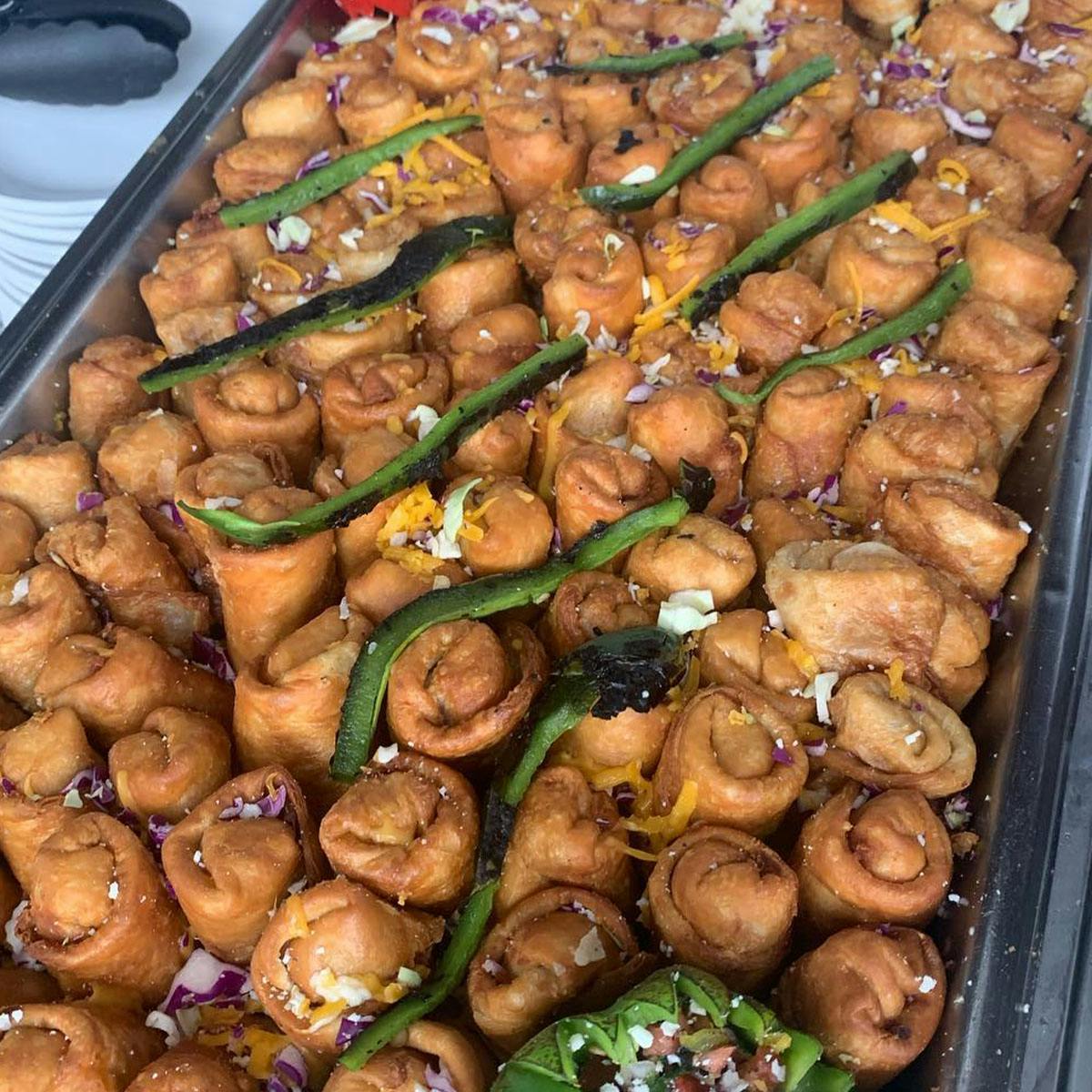 Green Chile Cheese Mini Chimichangas - 36 Pack by El Charro Café - Alternate image 3