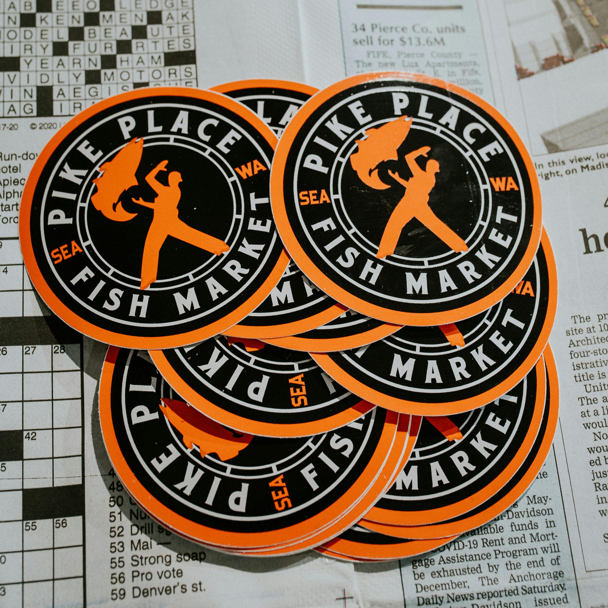 Pike Place Fish Market Sticker (2 pack) by Pike Place Fish Market