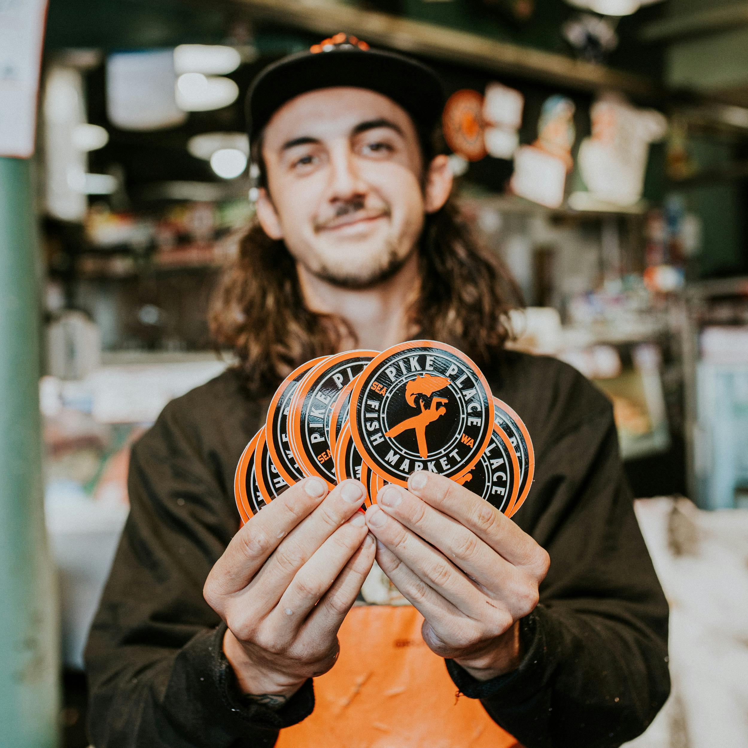 Pike Place Fish Market Sticker (2 pack) by Pike Place Fish Market - Alternate image 1