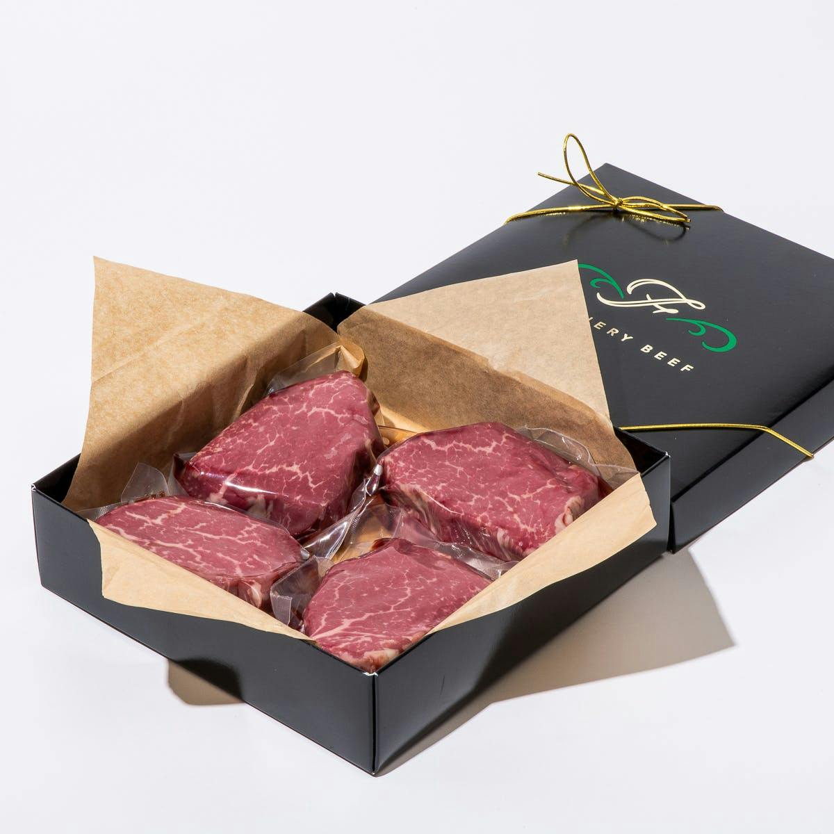 USDA Choice Filet Mignon Gift Box - 4 Pack by Flannery Beef