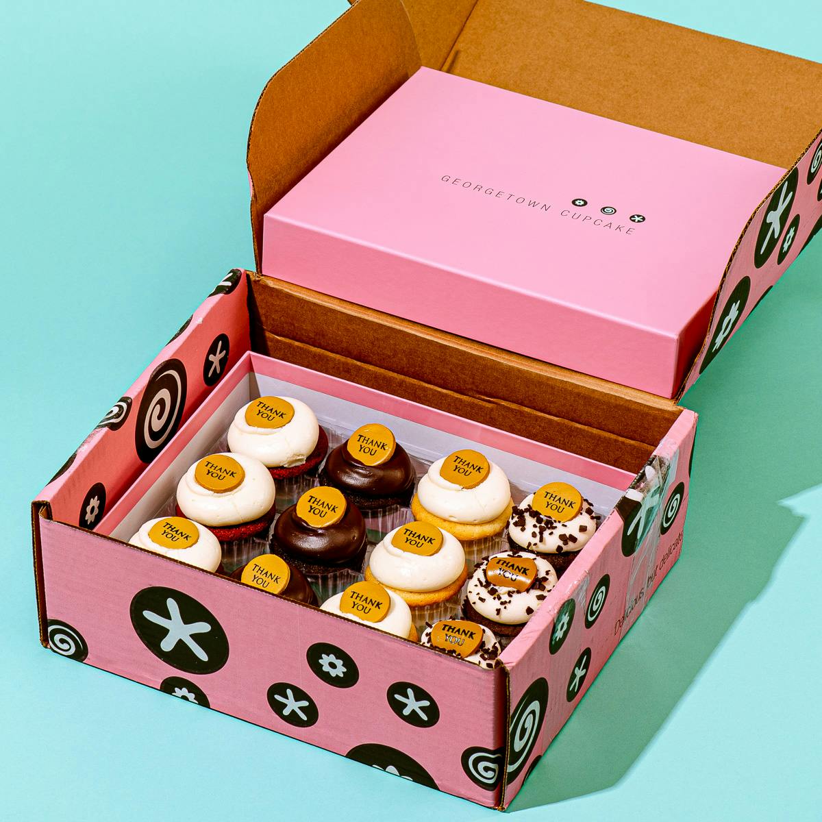 "Thank You" Cupcake Dozen by Georgetown Cupcake - Alternate image 3