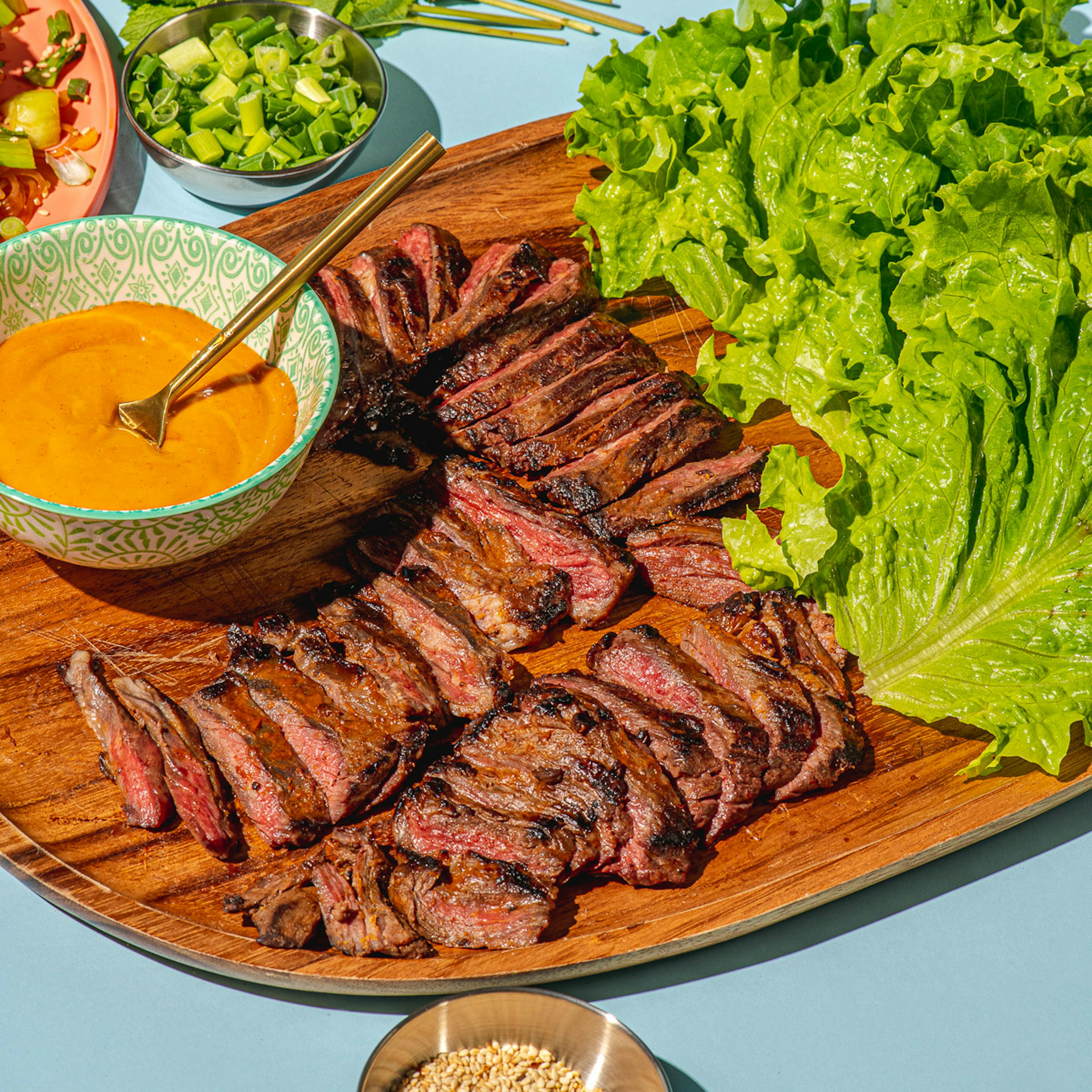 Korean Steak Lettuce Wraps + Glass Noodles Kit for 4 by Stephanie Izard's Girl & The Goat - Alternate image 1