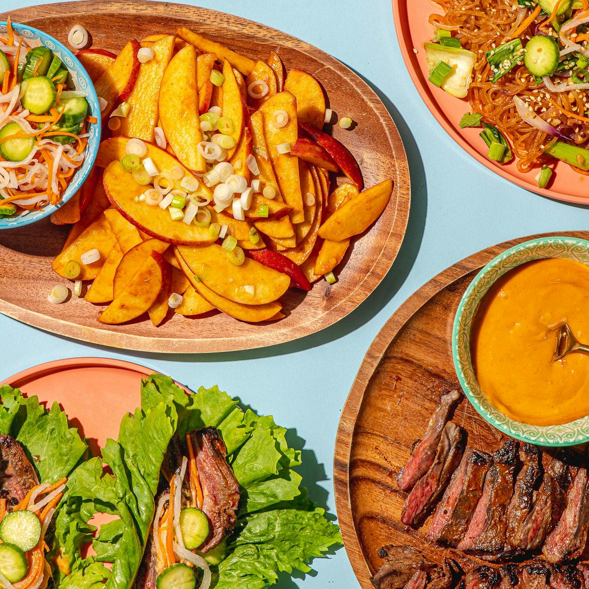 Korean Steak Lettuce Wraps + Glass Noodles Kit for 4 by Stephanie Izard's Girl & The Goat - Alternate image 6