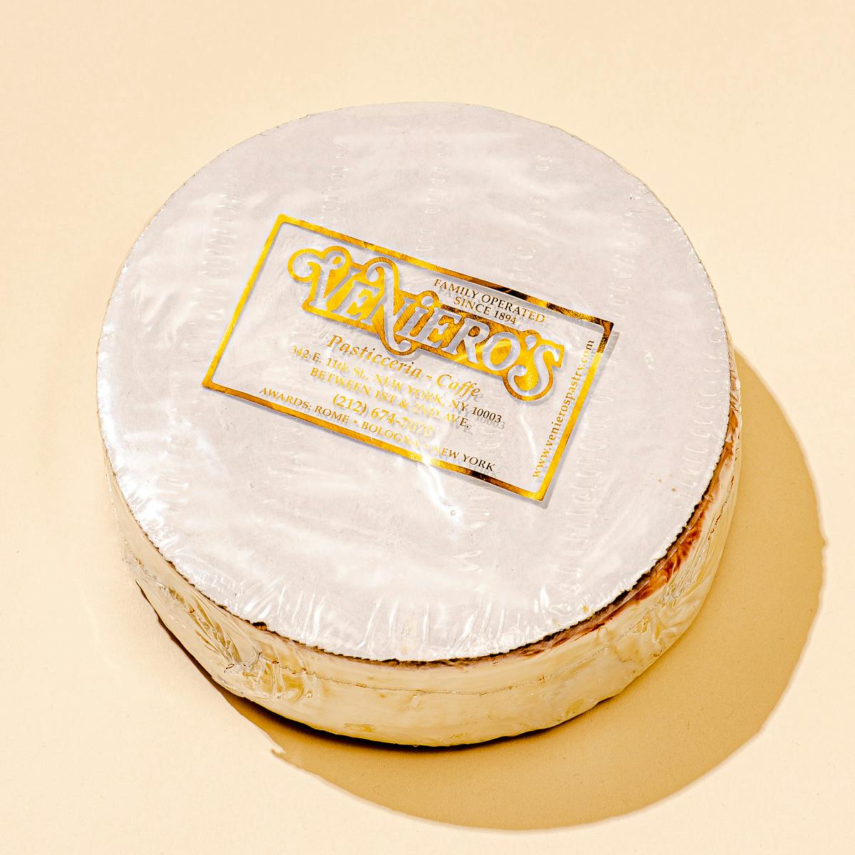 Famous New York Cheesecake - 6" By Veniero's - Goldbelly