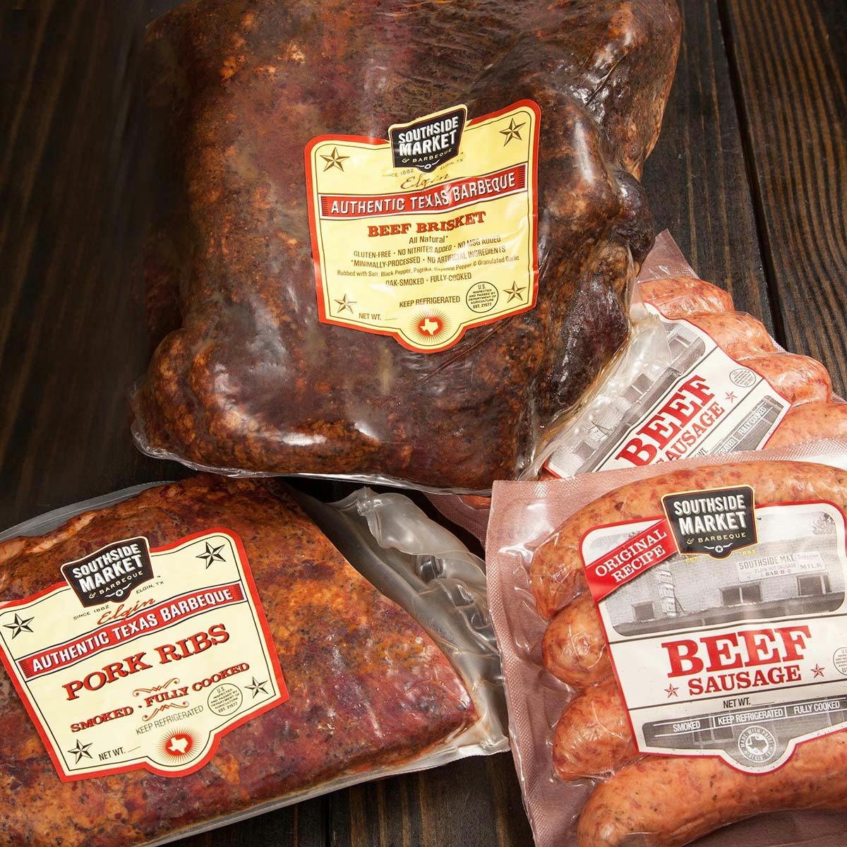 Texas Trinity BBQ Sampler by Southside Market Barbeque Goldbelly