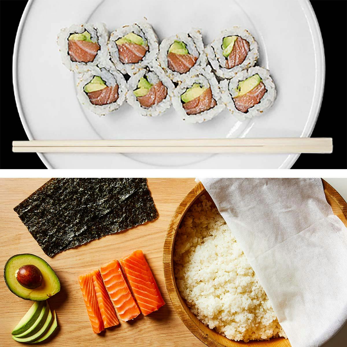 Basic Sushi Kit or Gift Basket - shipped