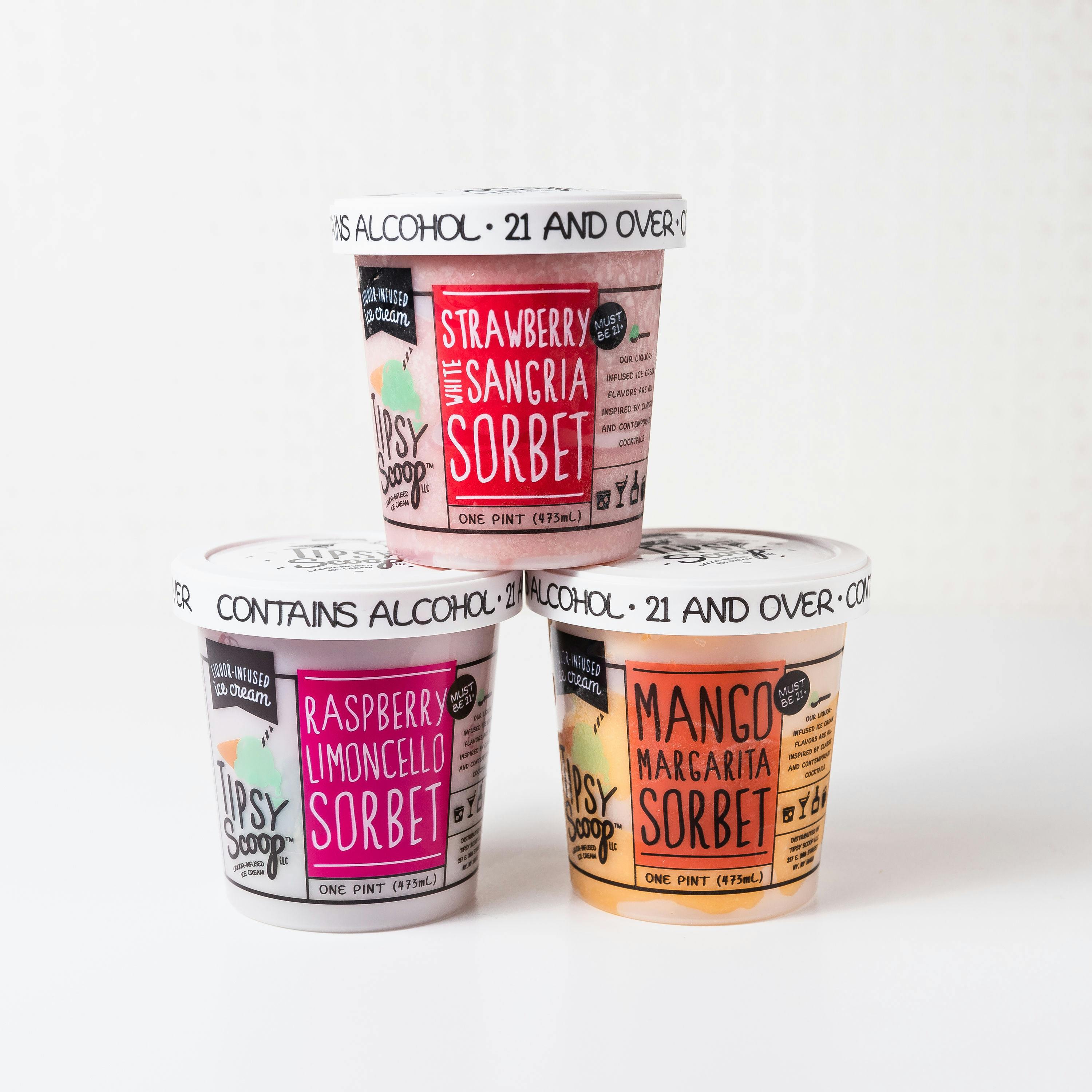 Sorbae All Day Pack (Dairy-Free & Vegan) - 6 Pints by Tipsy Scoop Boozy Ice Cream - Alternate image 4