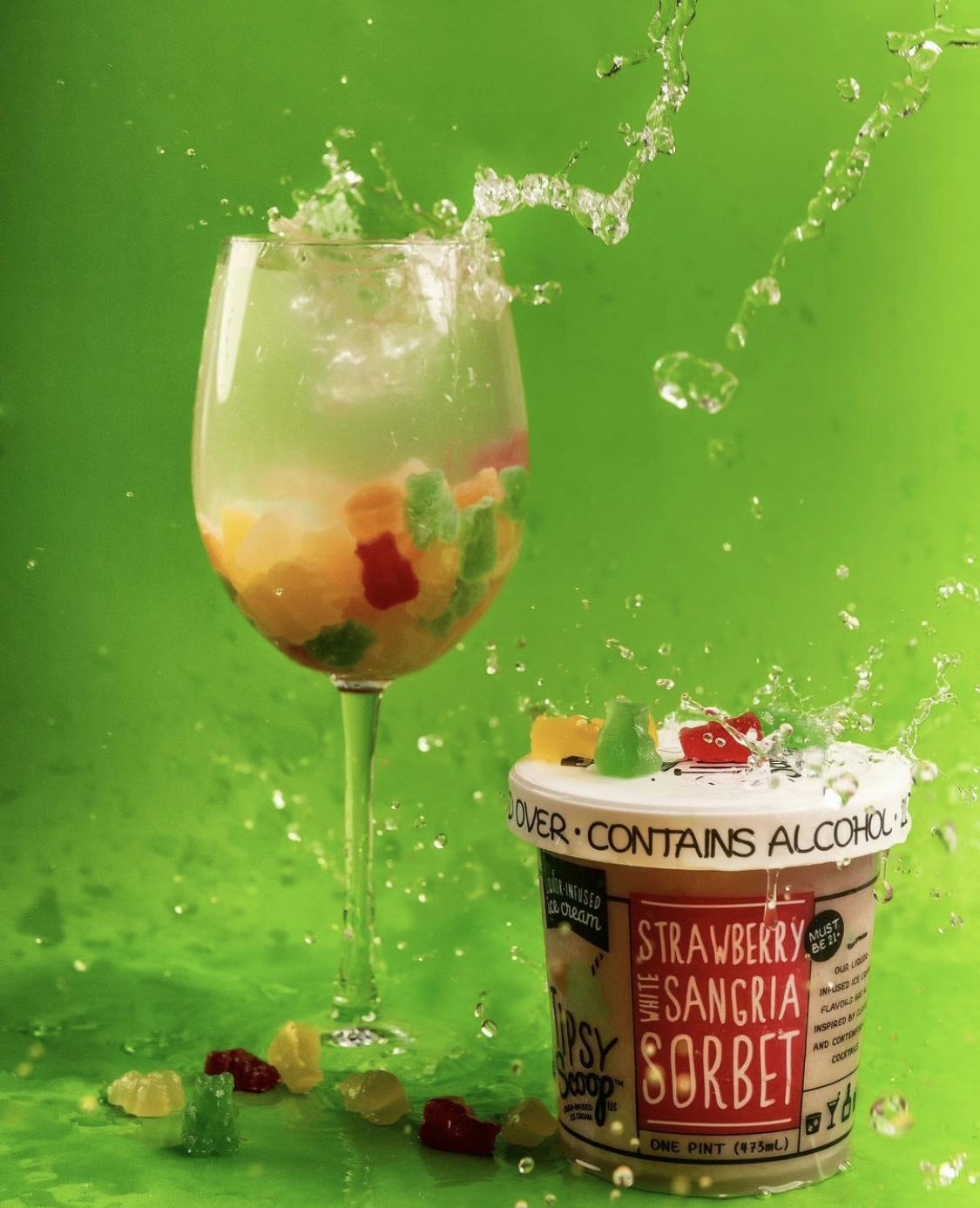 Sorbae All Day Pack (Dairy-Free & Vegan) - 6 Pints by Tipsy Scoop Boozy Ice Cream - Alternate image 1