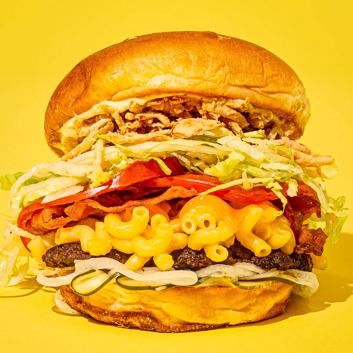 Guy's Bacon Mac 'n' Cheese Burger Kit for 4 by Guy Fieri - Goldbelly