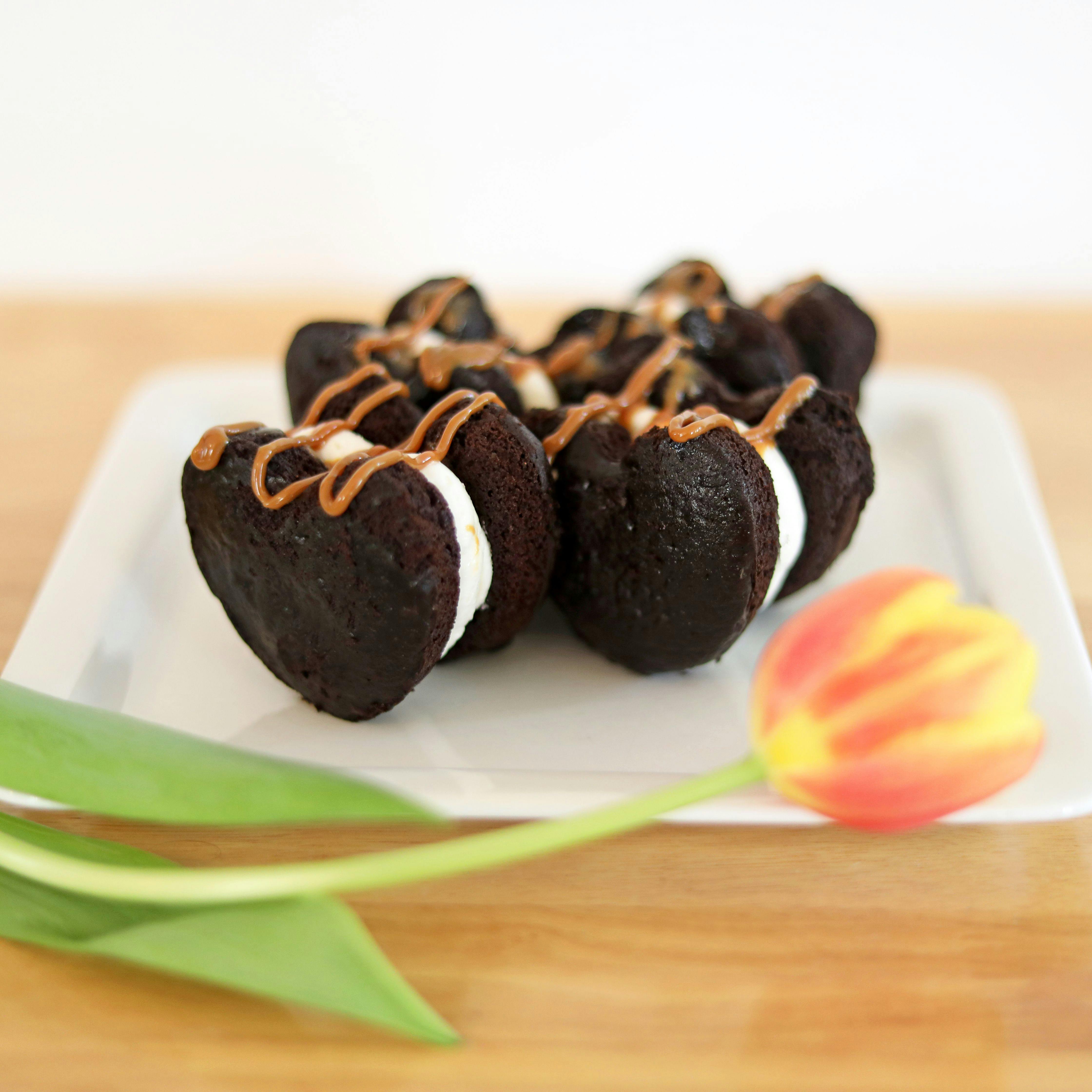 Kosher Gluten Free Chocolate Caramel Sea Salt Whoopie Pie - 12 Pack by Ocean House Bakery