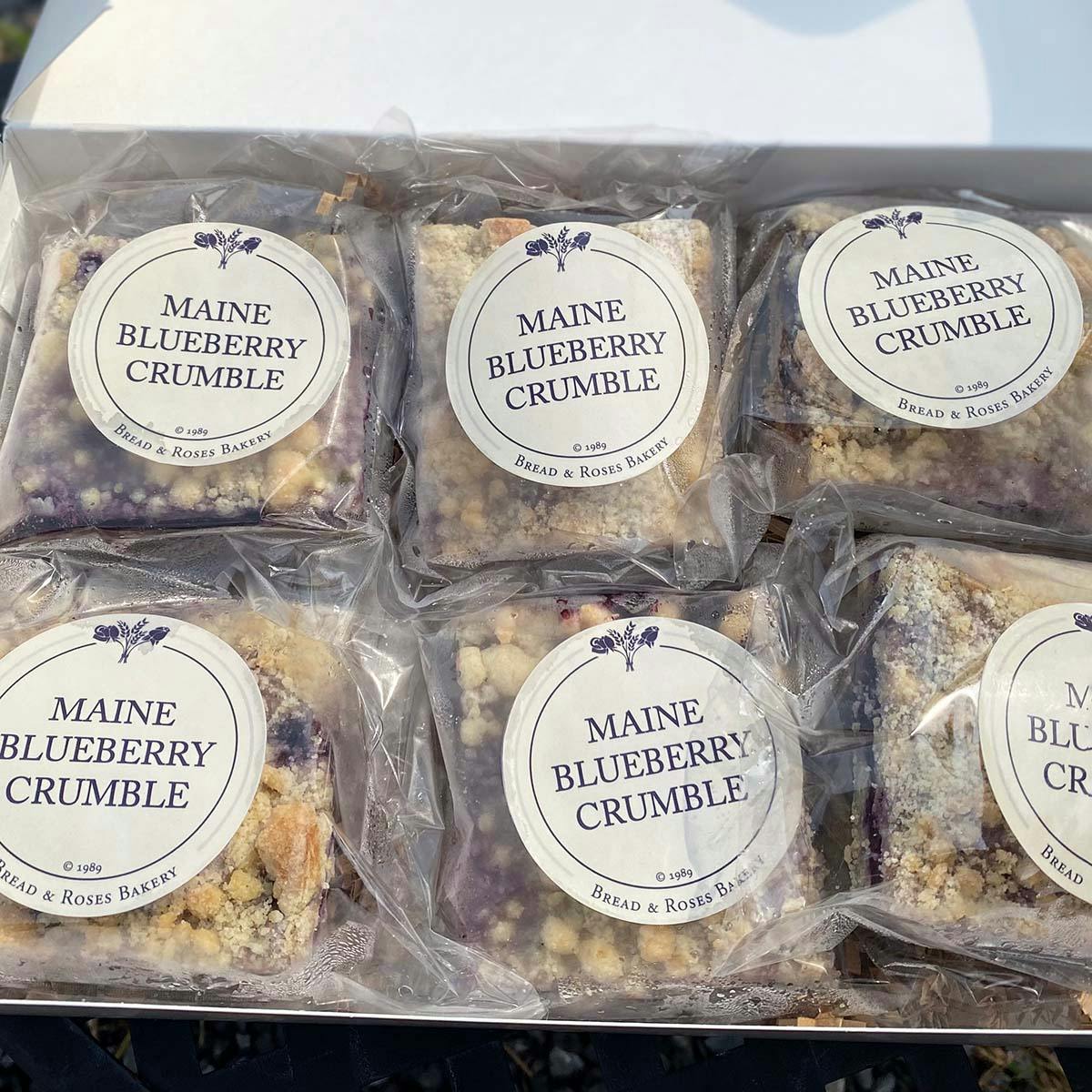 Maine Blueberry Crumble Bars by Bread and Roses Bakery - Alternate image 1