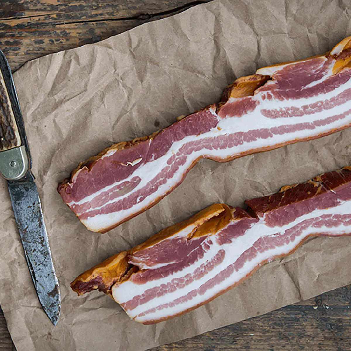 Small Batch Artisan Sliced + Slab Bacon Combo by Bill-E's Small Batch Bacon - Alternate image 1