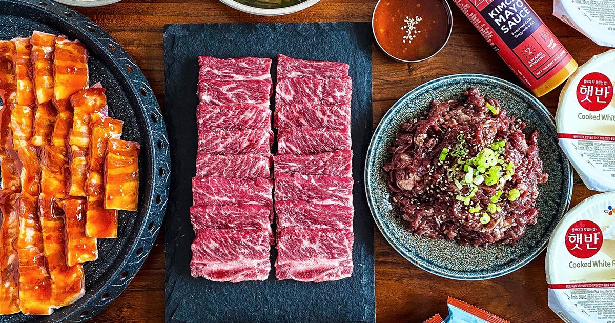 Korean BBQ Kit for 4-6 Choose Your Own by Chris Oh's Korean BBQ