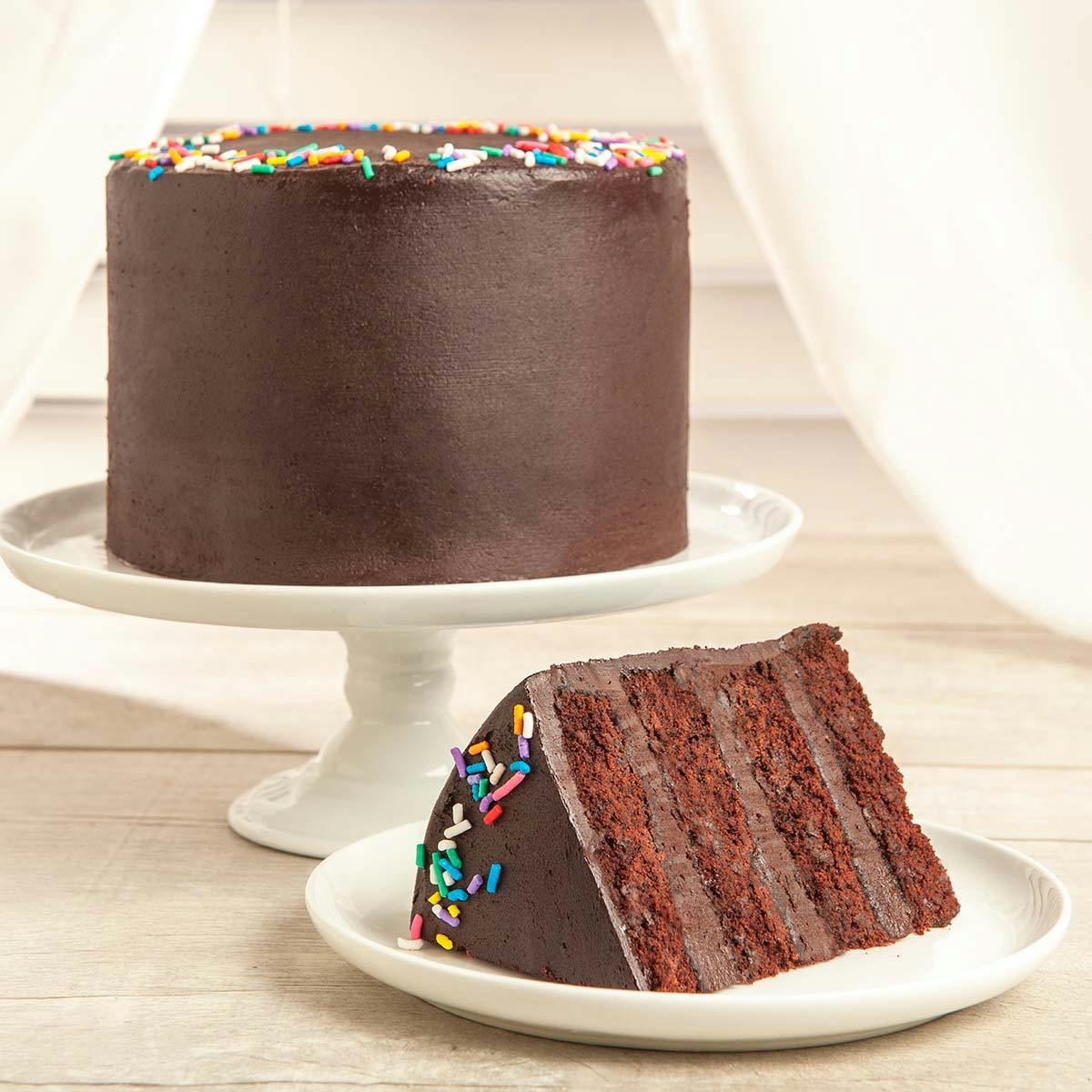 Gluten-Free Vegan Chocolate 4-Layer Cake by We Take the Cake